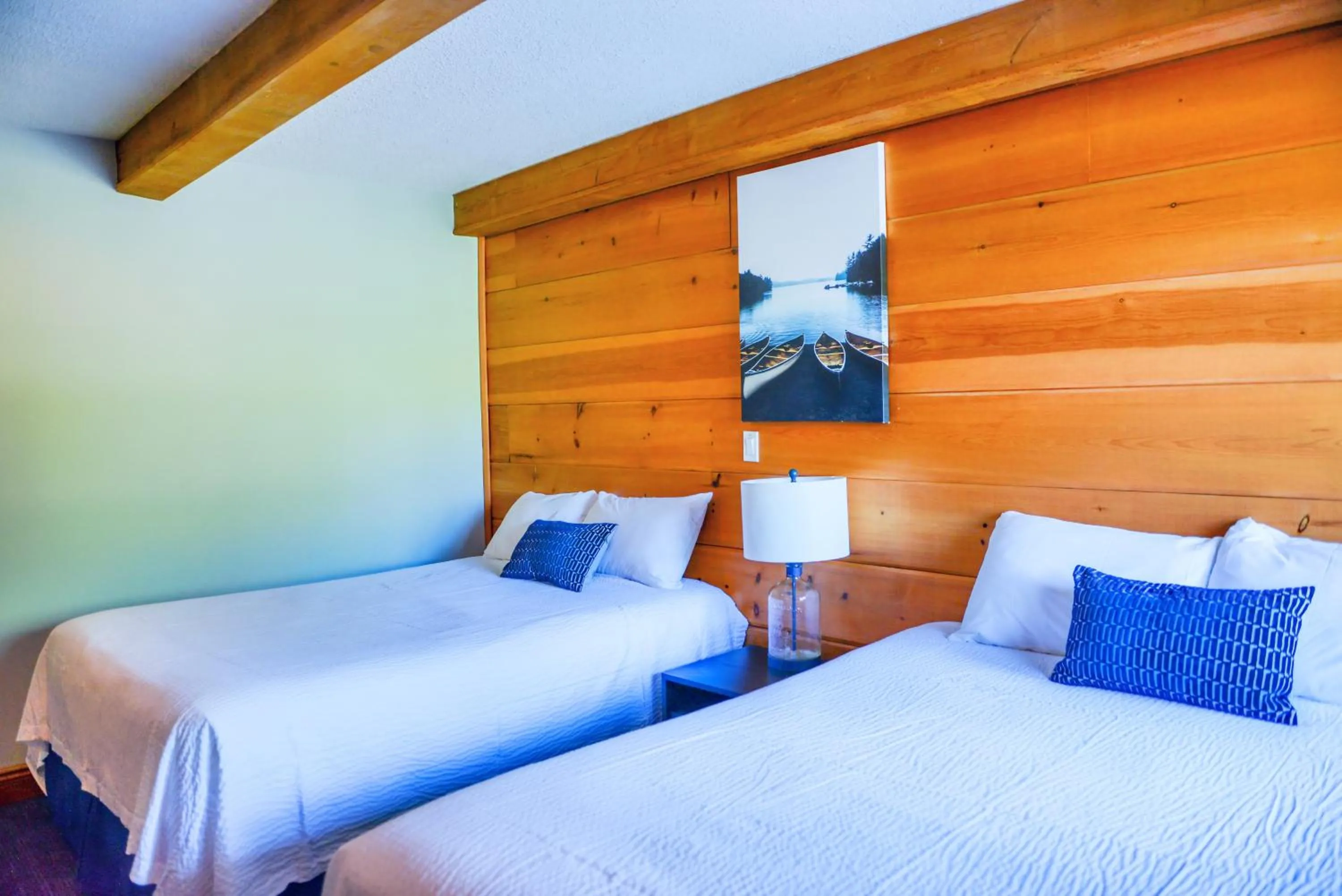 Bed in Terrace Suites