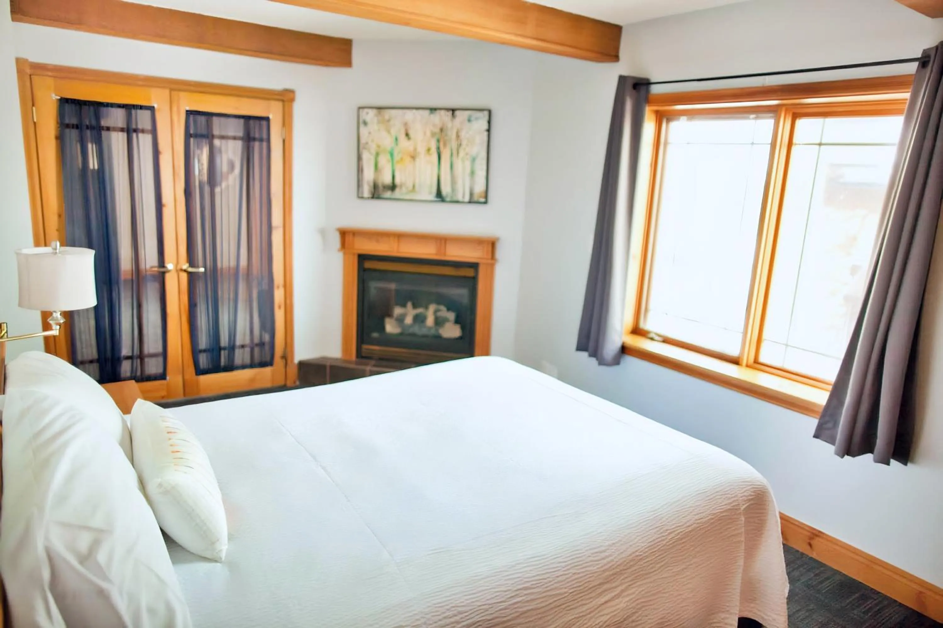 Bed in Terrace Suites