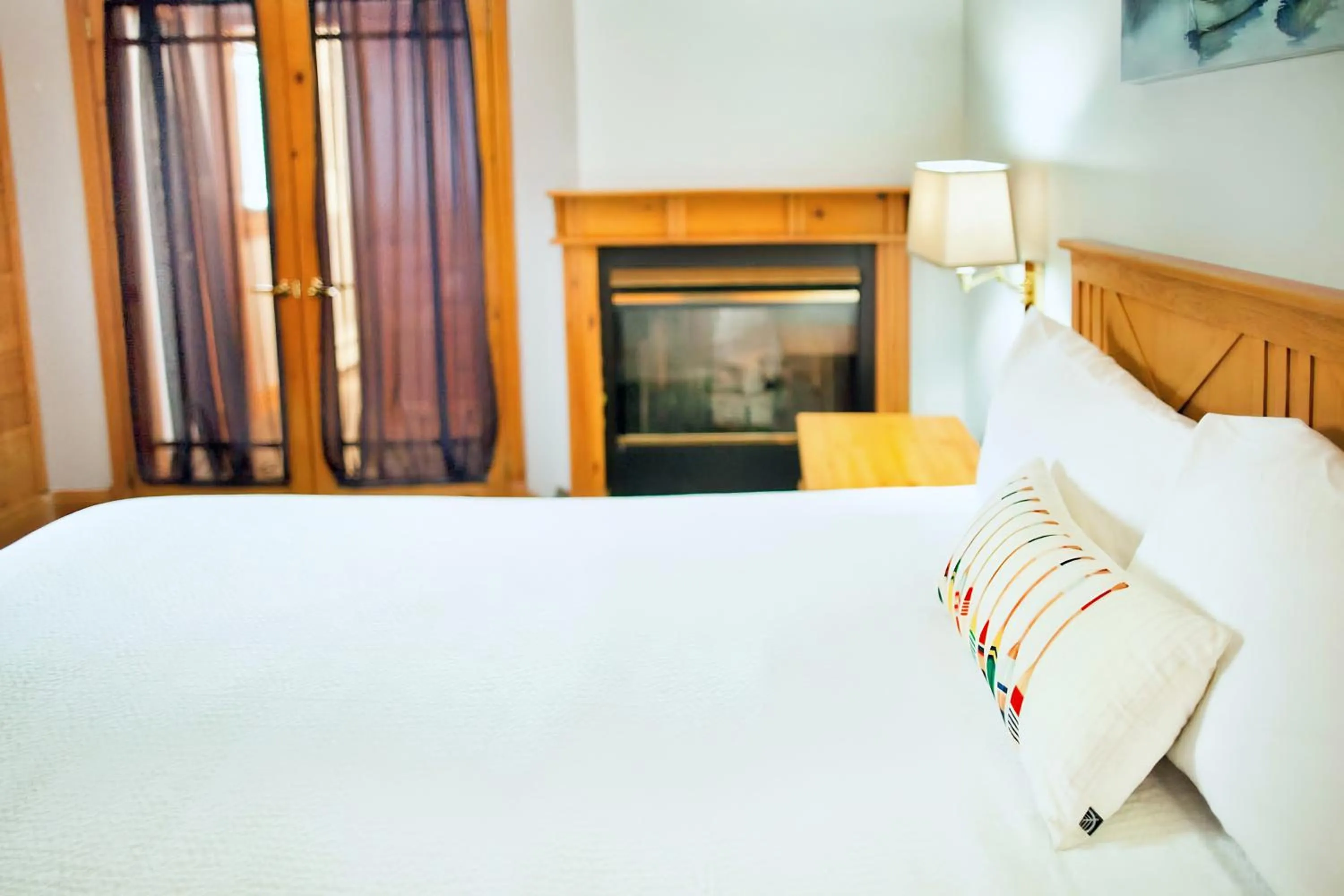 Bed in Terrace Suites