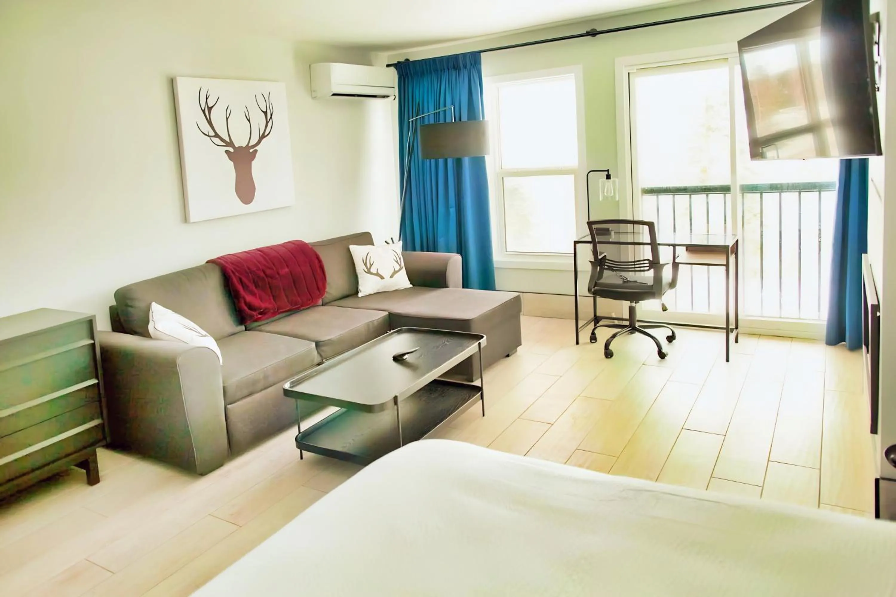 Bed in Terrace Suites