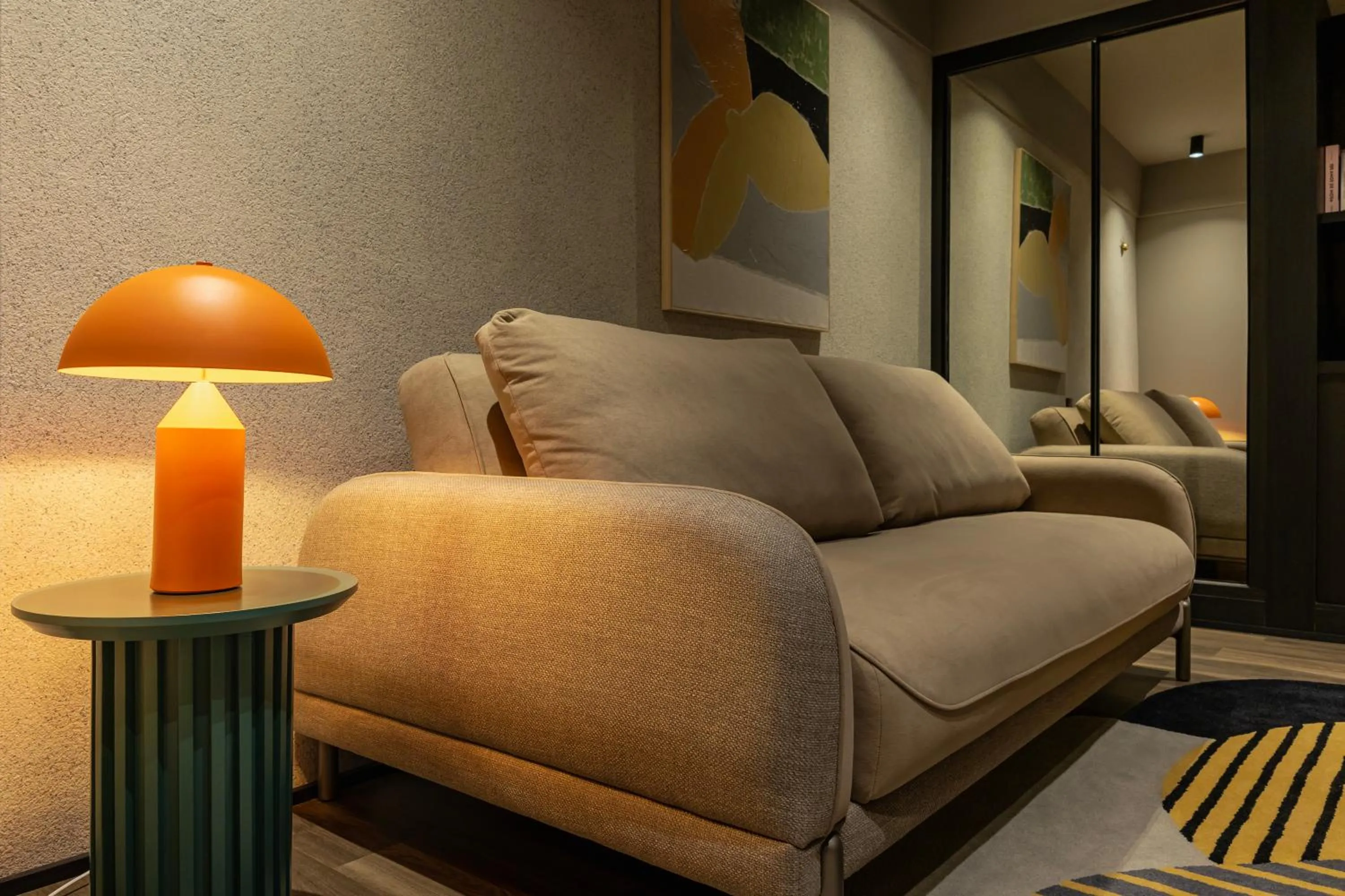 Living room in Momax Hotel