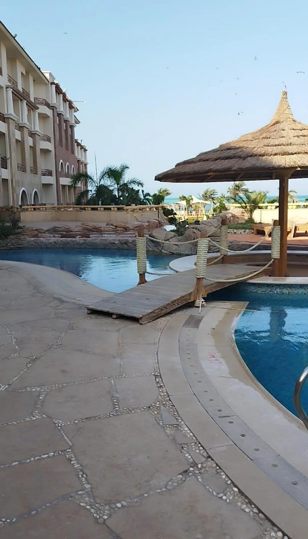 Patio in royal beach resort hurghada