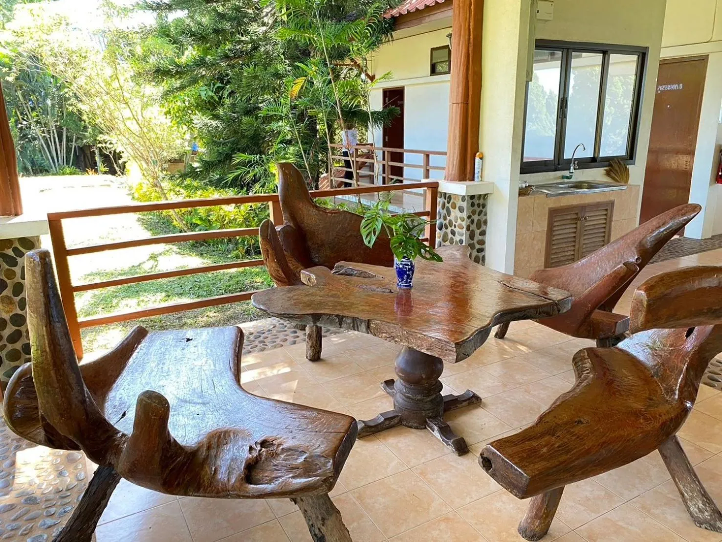 Seating area in Phuphamok Valley Resort