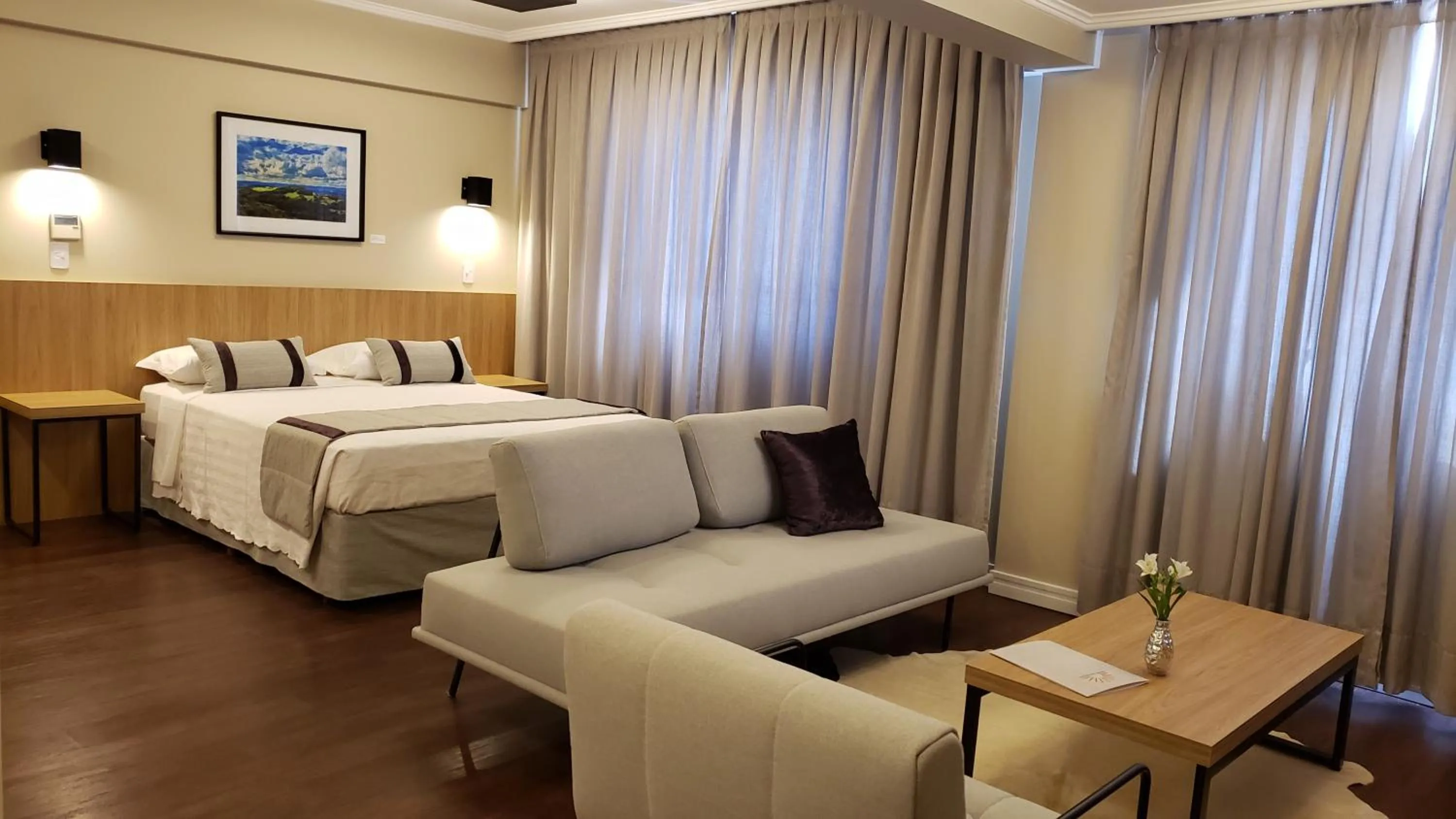 Bed in Hotel Alvorada