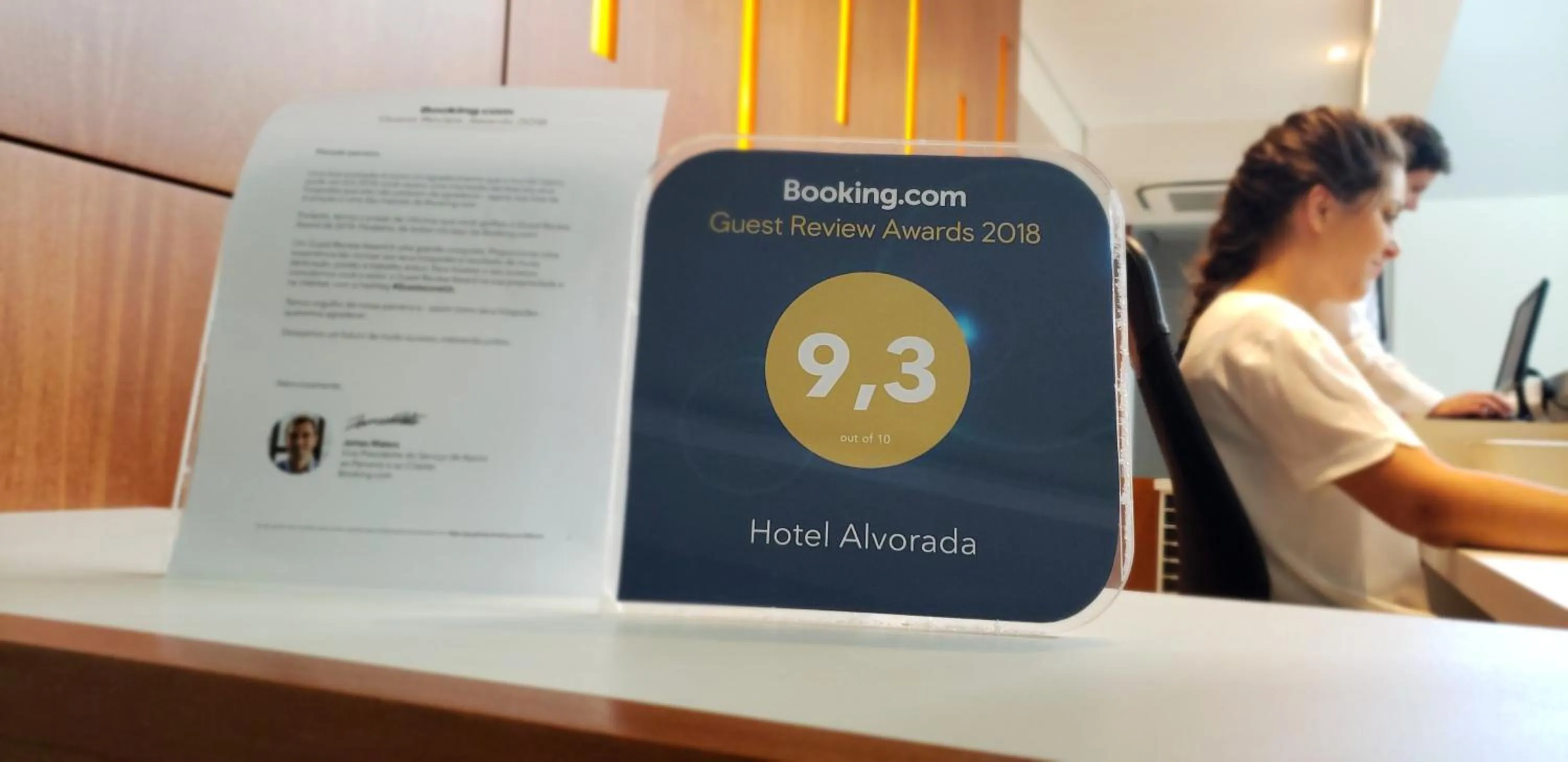 Certificate/Award in Hotel Alvorada