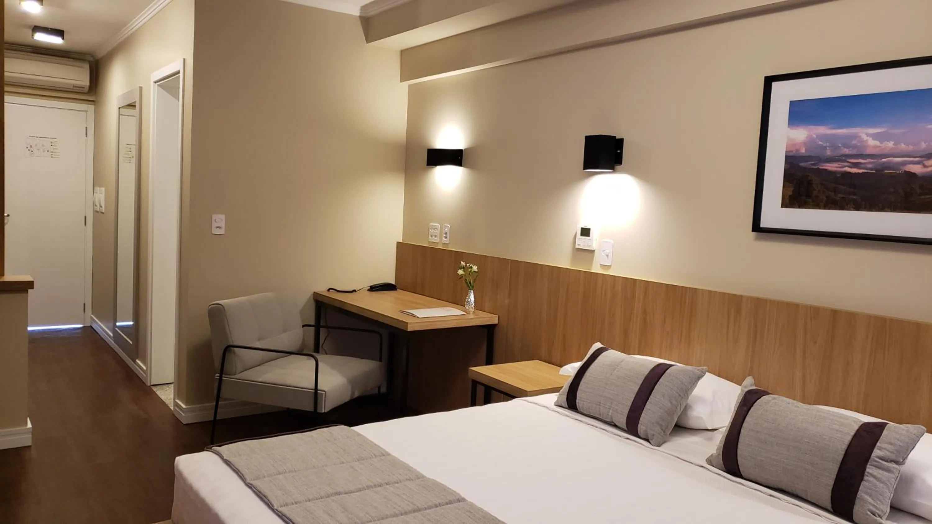 Bed in Hotel Alvorada