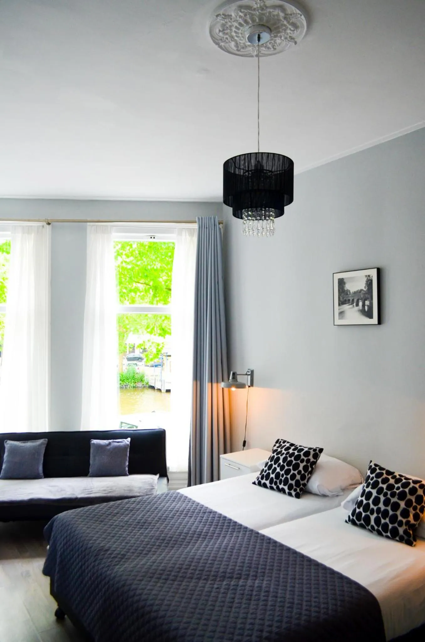 Bed in Family Hotel Kooyk