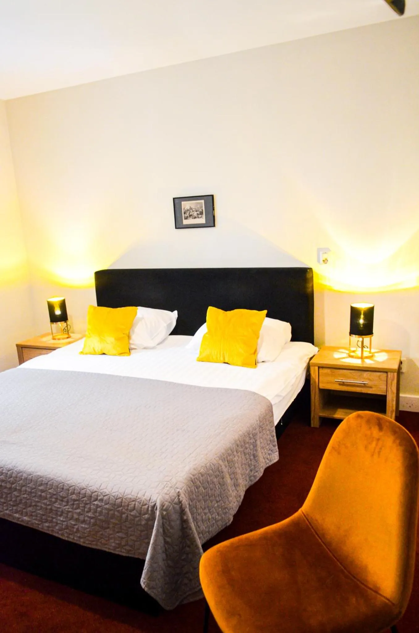 Bed in Family Hotel Kooyk