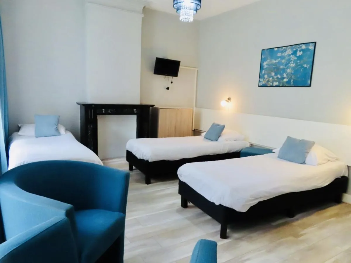 Bed in Family Hotel Kooyk