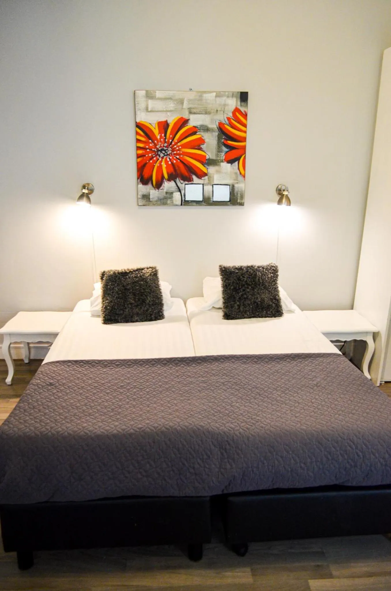 Bed in Family Hotel Kooyk