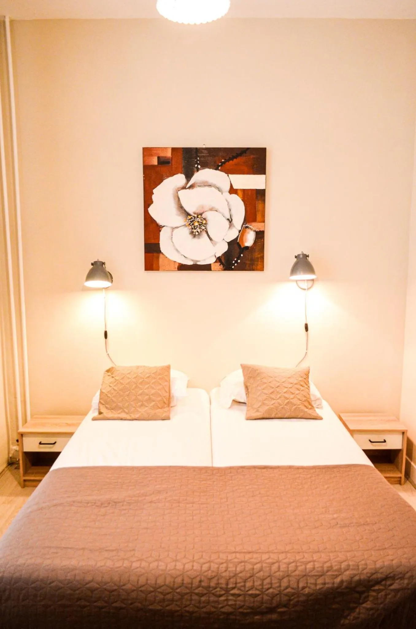 Bed in Family Hotel Kooyk