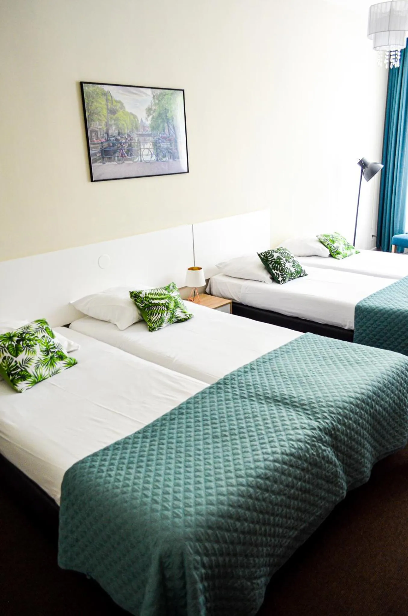 Bed in Family Hotel Kooyk