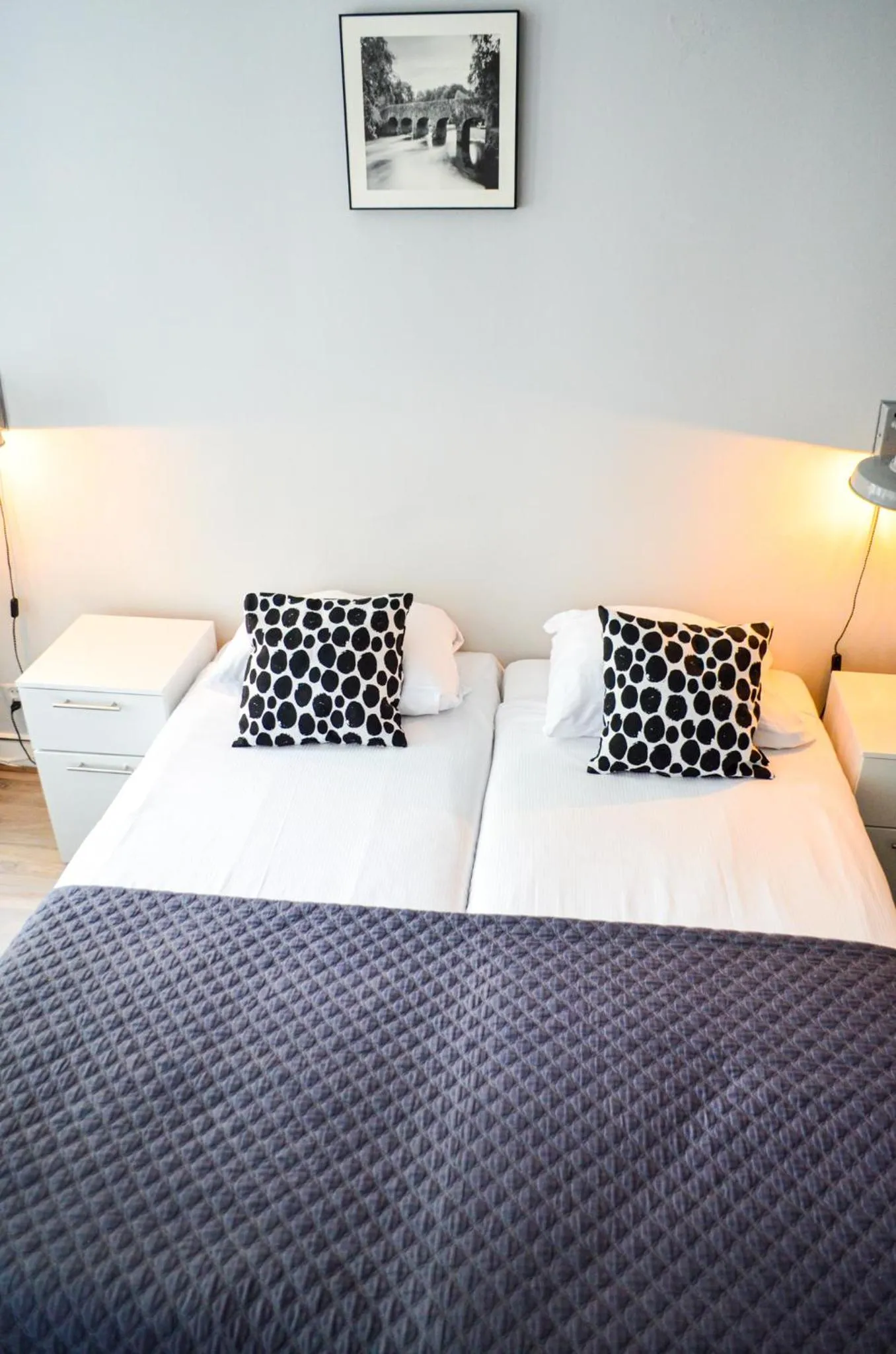 Bed in Family Hotel Kooyk