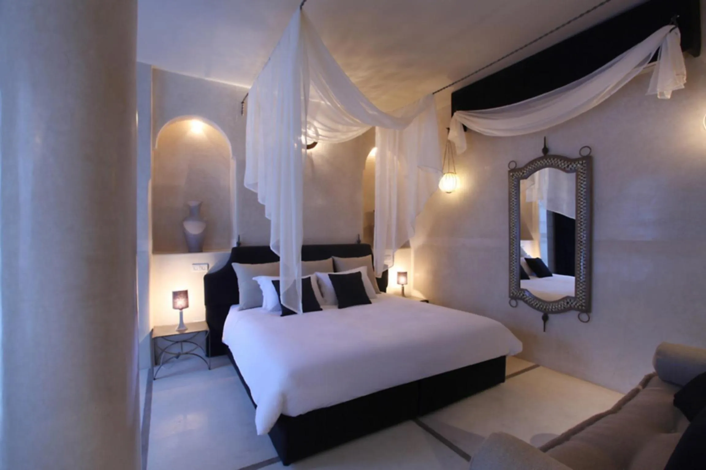 Bed in Riad Joya