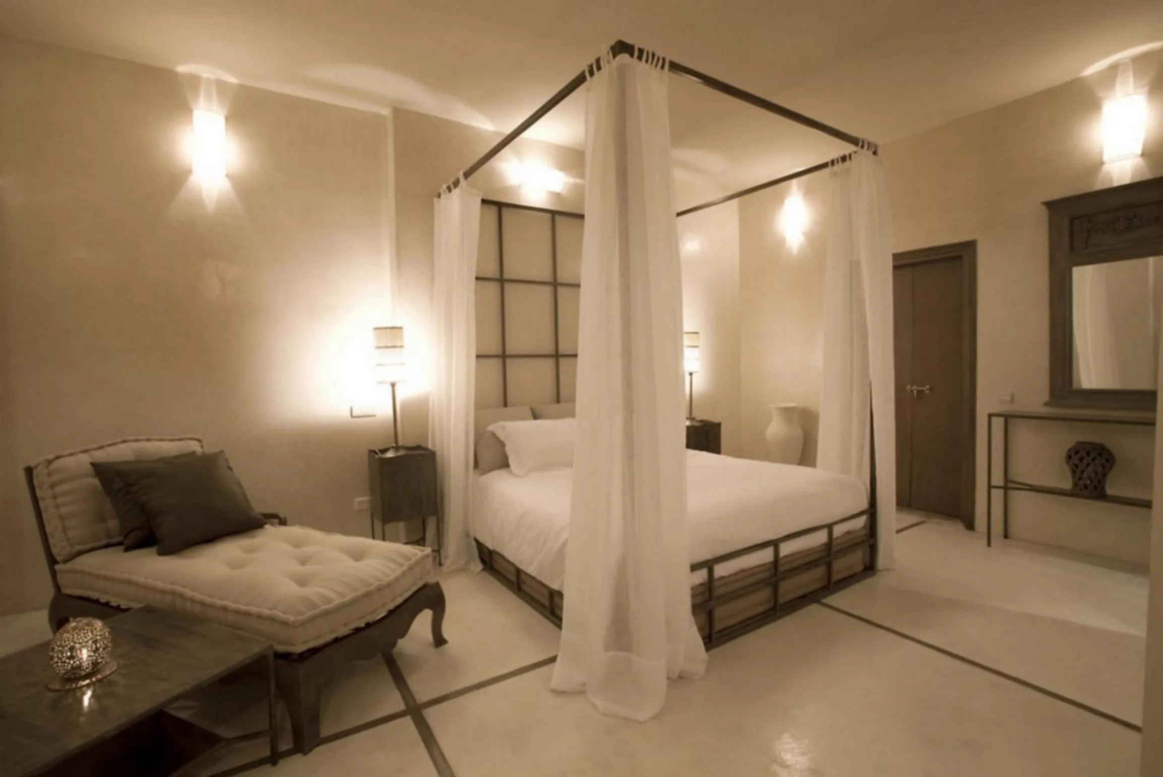 Bed in Riad Joya