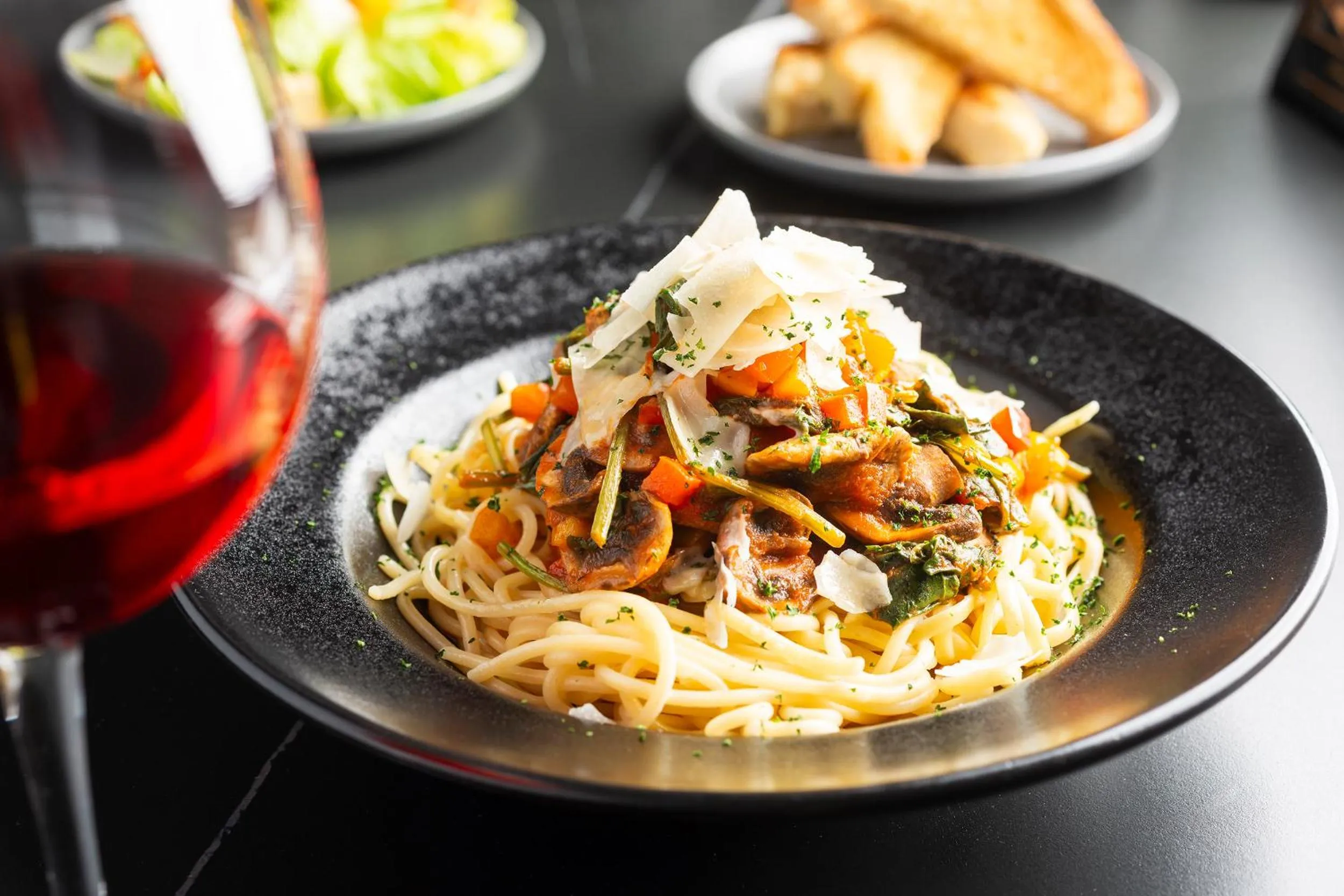 Food close-up in Champions Club and Hotel, Houston Westchase