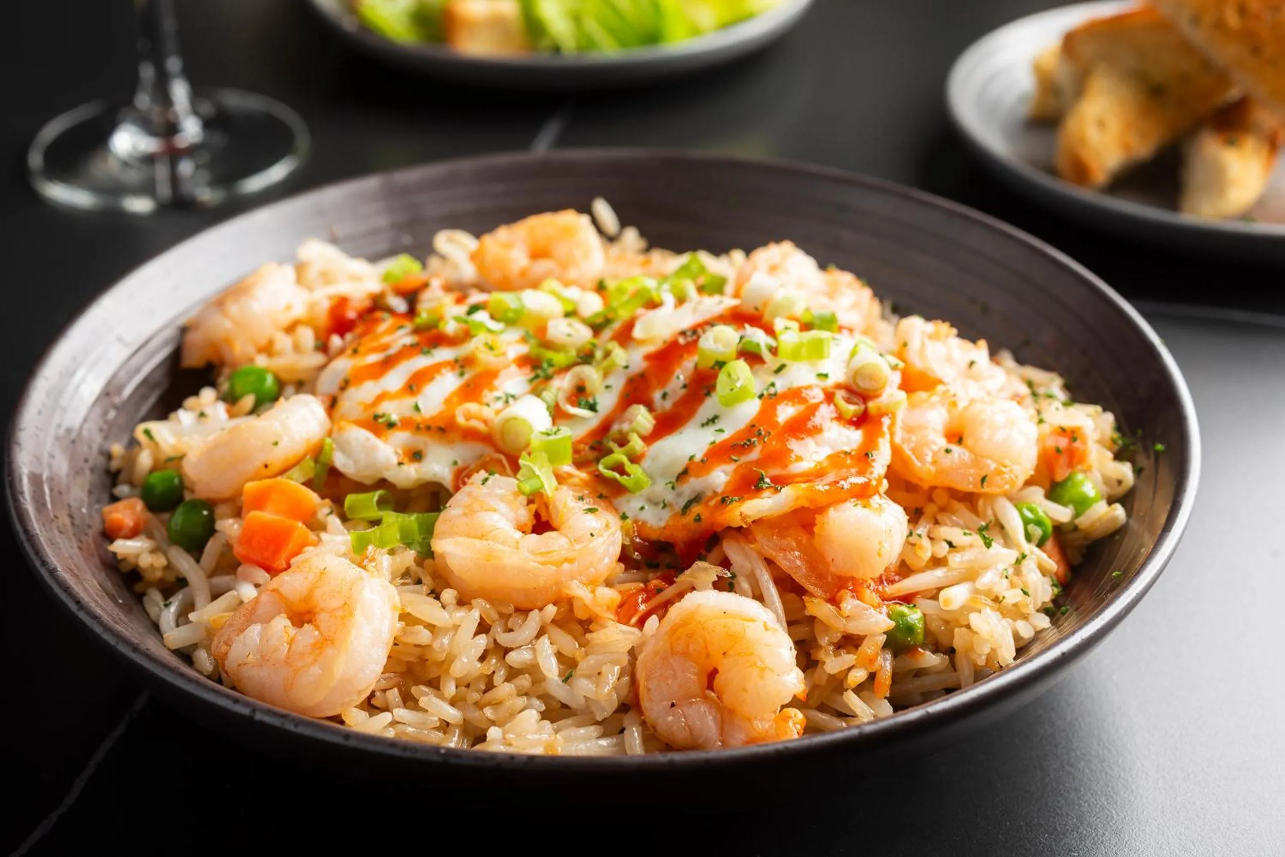 Food close-up in Champions Club and Hotel, Houston Westchase