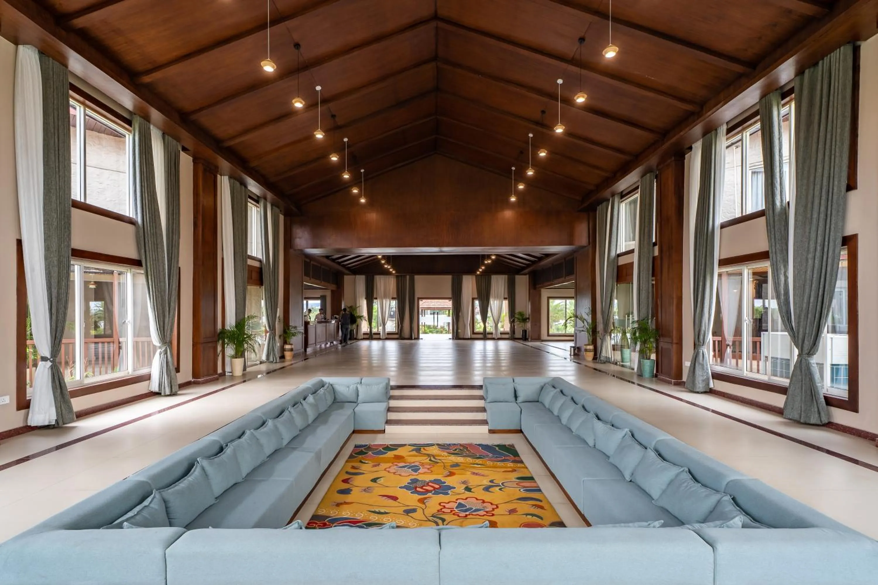 Lobby or reception in River Bank Jungle Resort, Chitwan