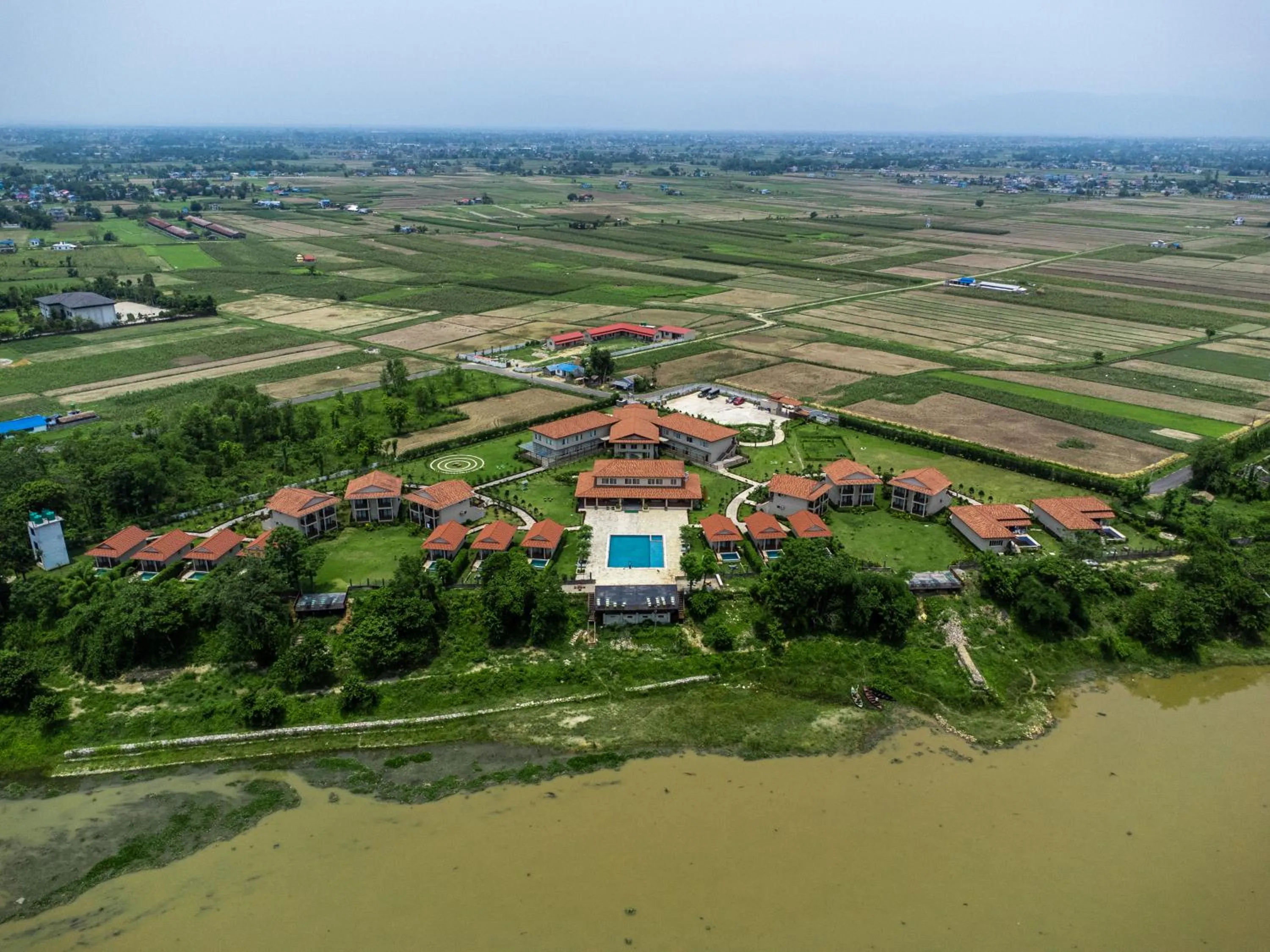 Property building in River Bank Jungle Resort, Chitwan