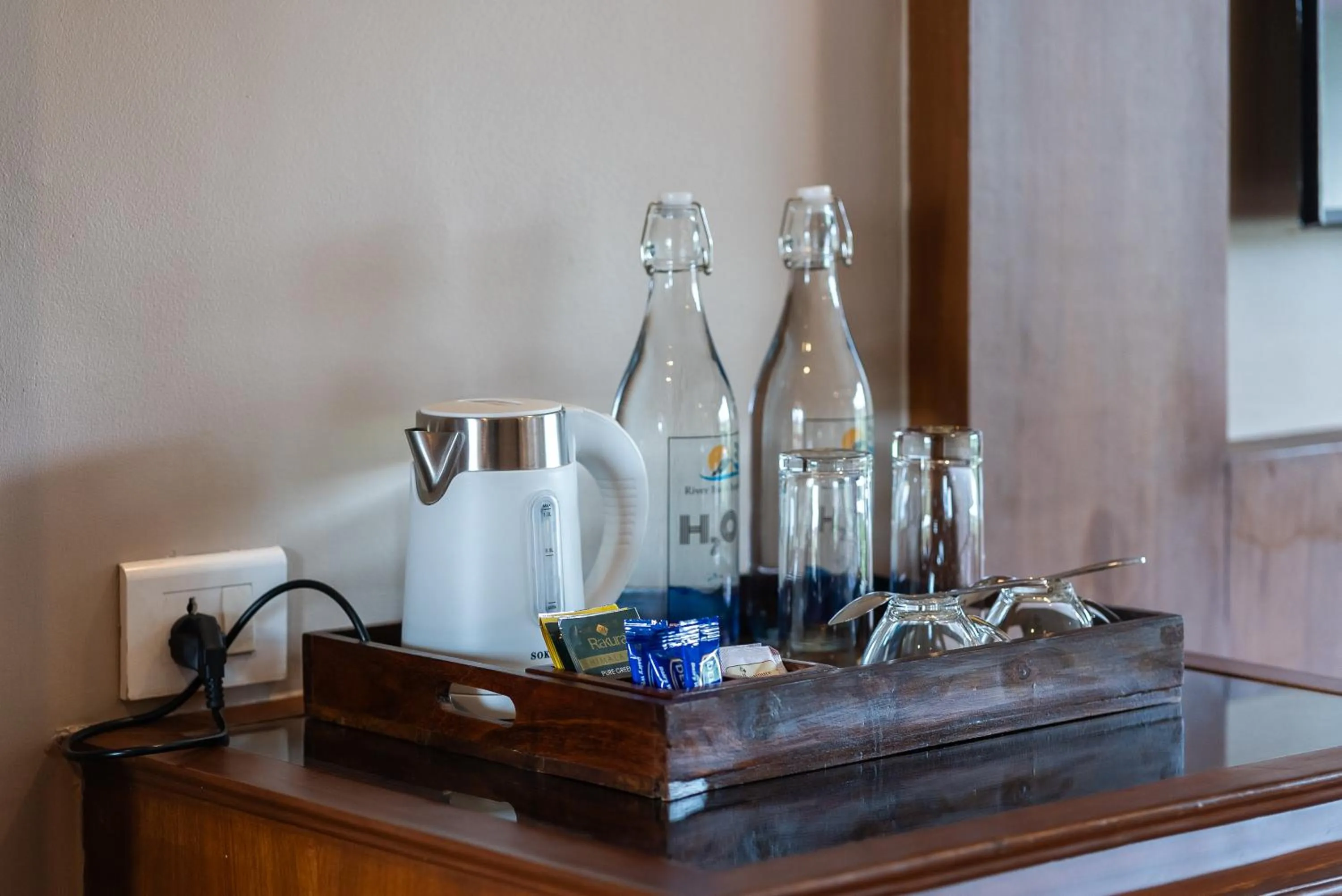Coffee/tea facilities in River Bank Jungle Resort, Chitwan