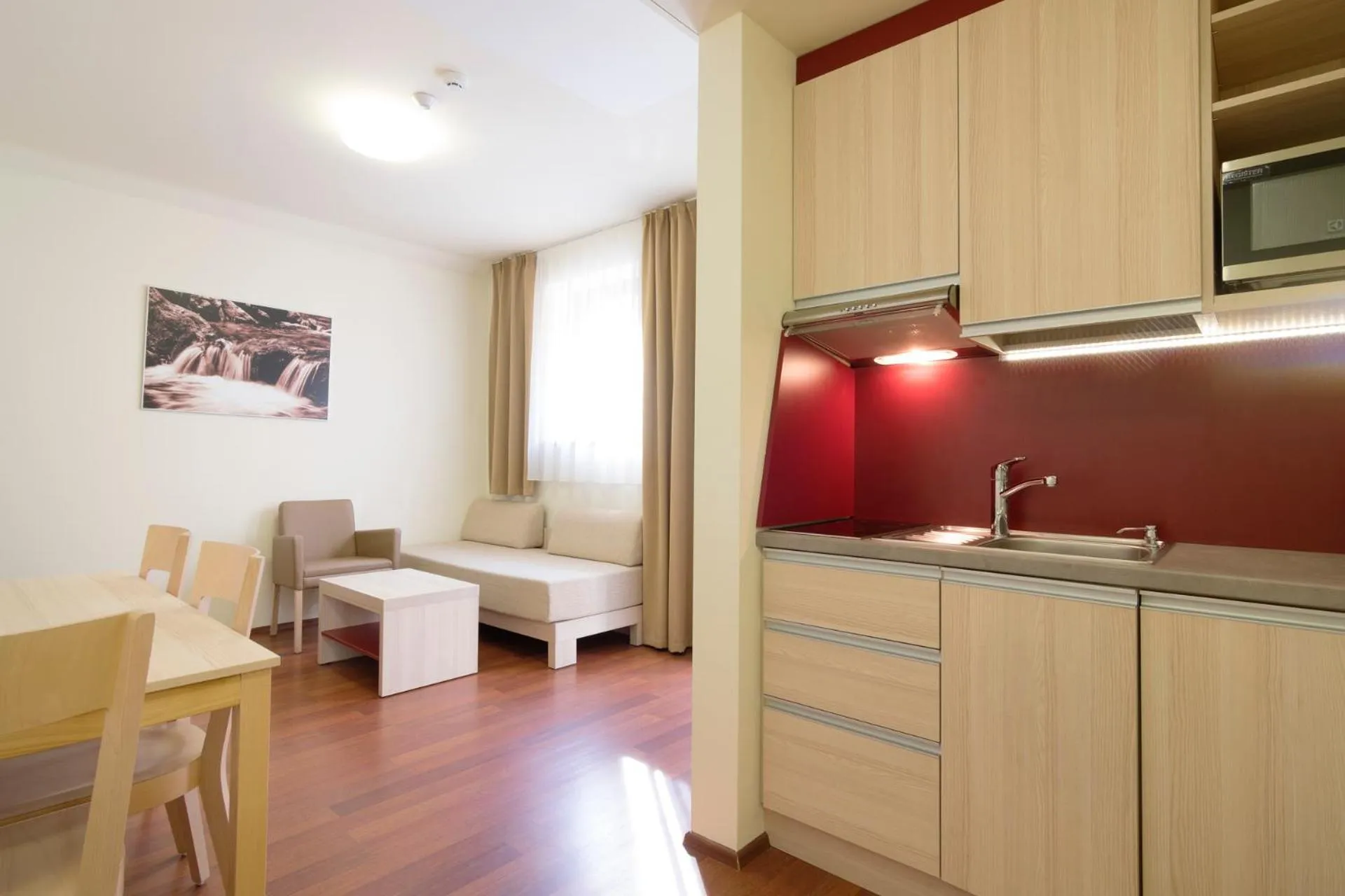 Kitchen or kitchenette in Peras Wellness Hotel