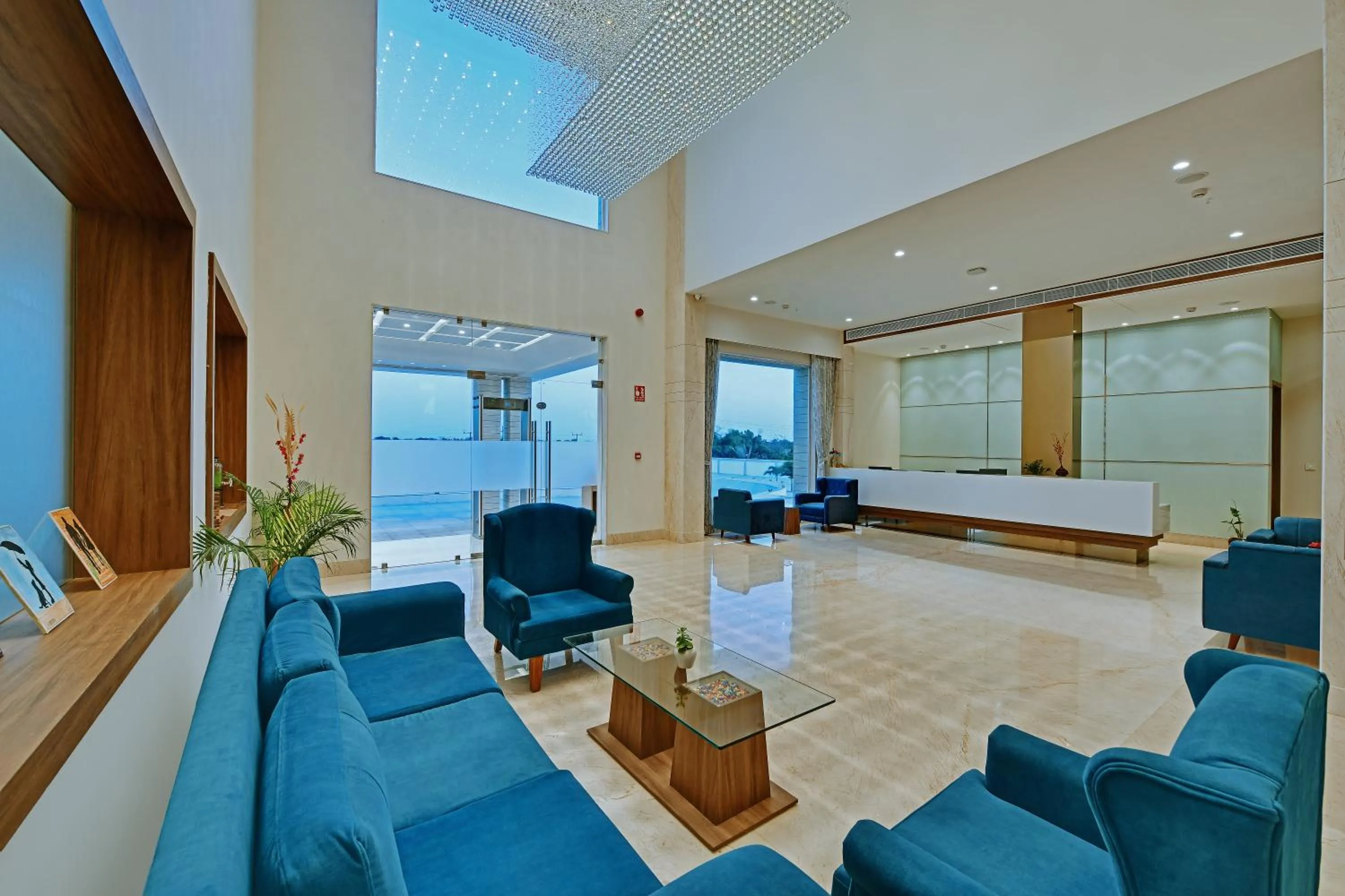 Lobby or reception in The Orchid Jamnagar