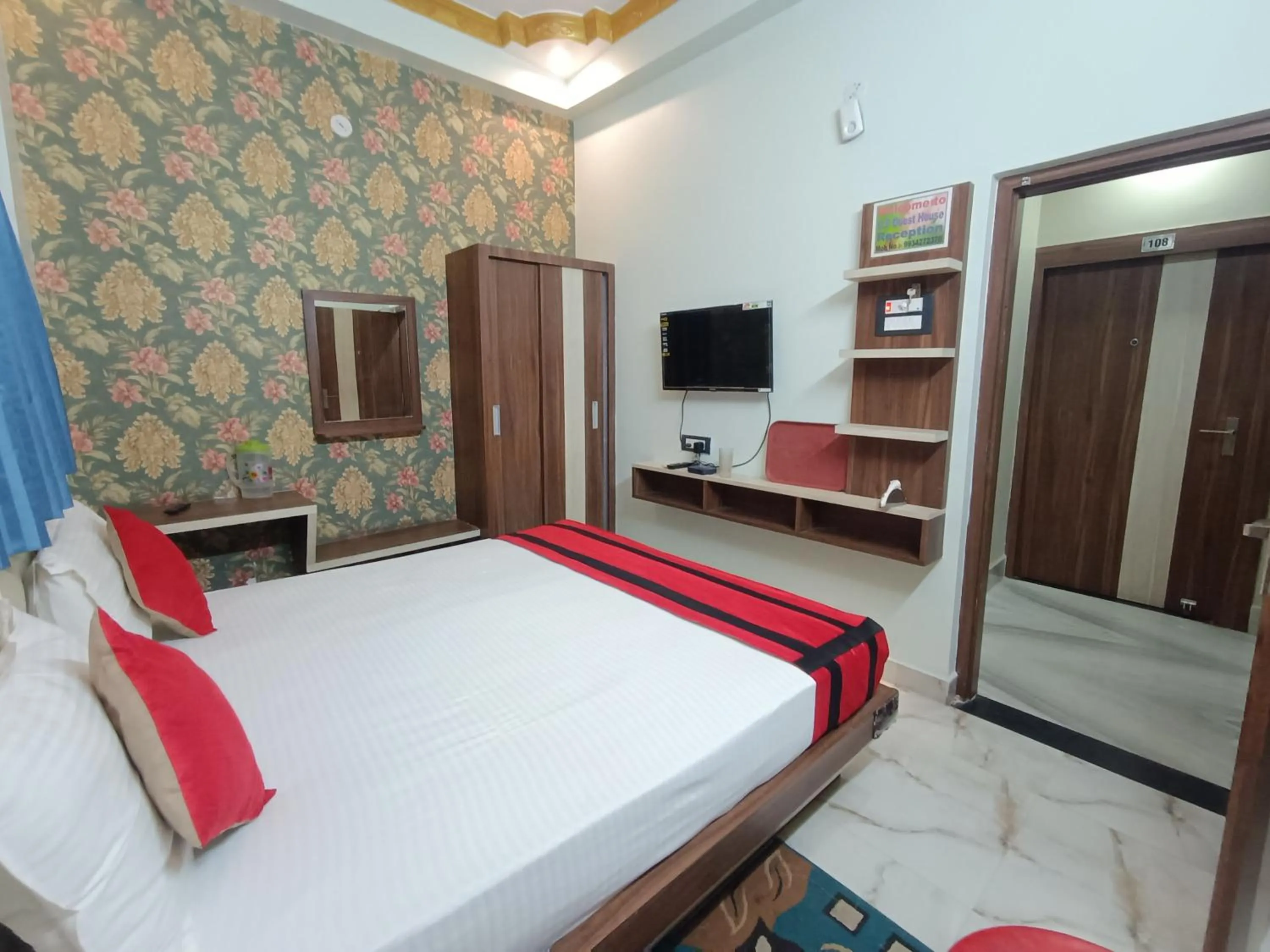Bed in G P Guest House And Banquet Hall