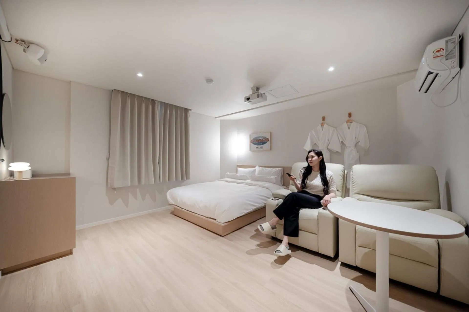 Bed in Anook Hotel Daejeon Daeheung