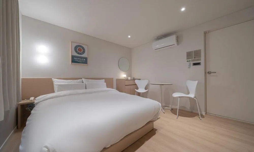 Bed in Annk Hotel Daejeon Daeheung