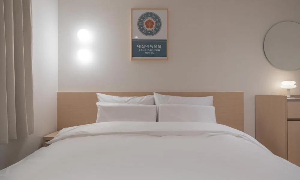 Bed in Annk Hotel Daejeon Daeheung