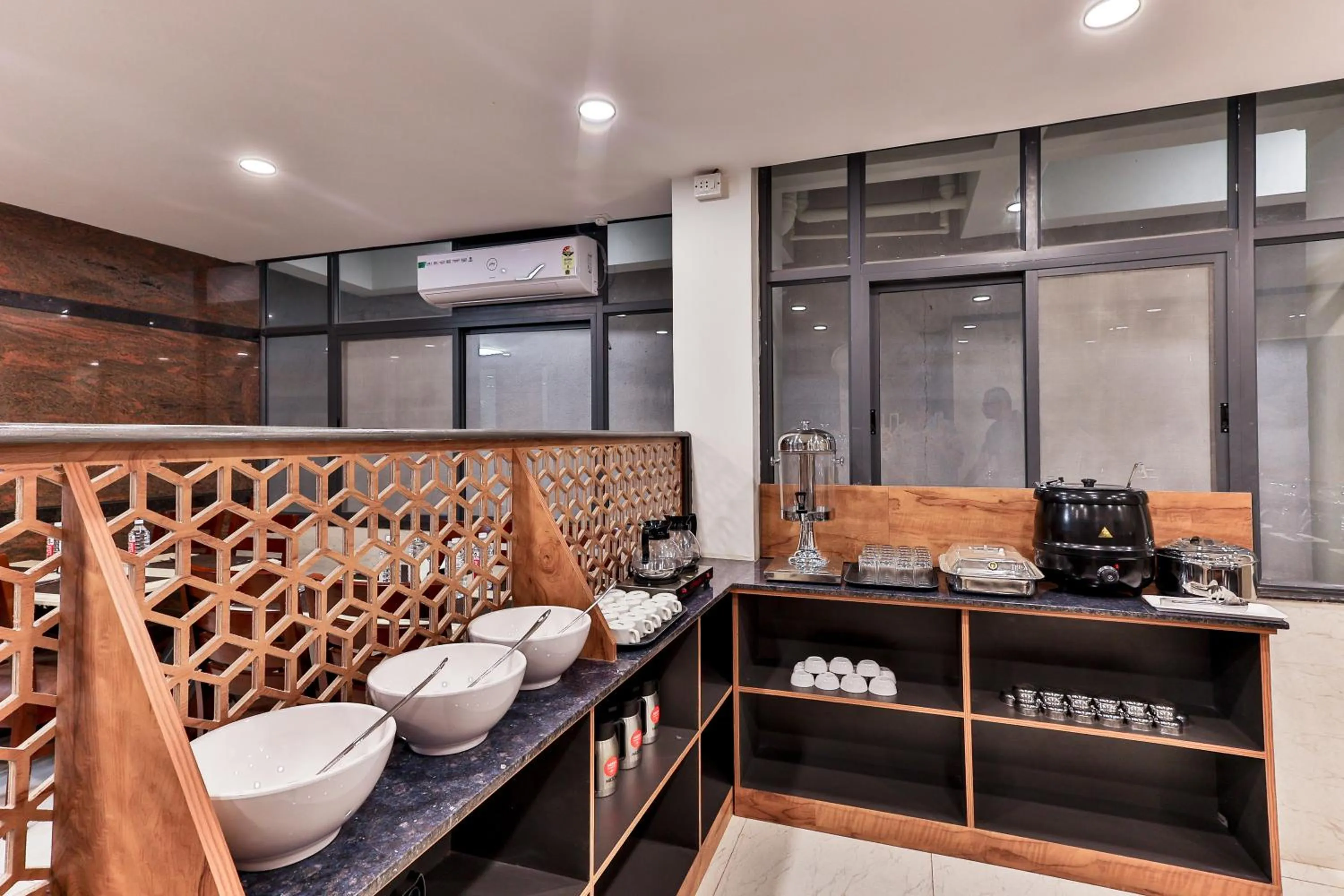 Buffet breakfast in The Auberge Boutique Hotel - Manyata Tech Park