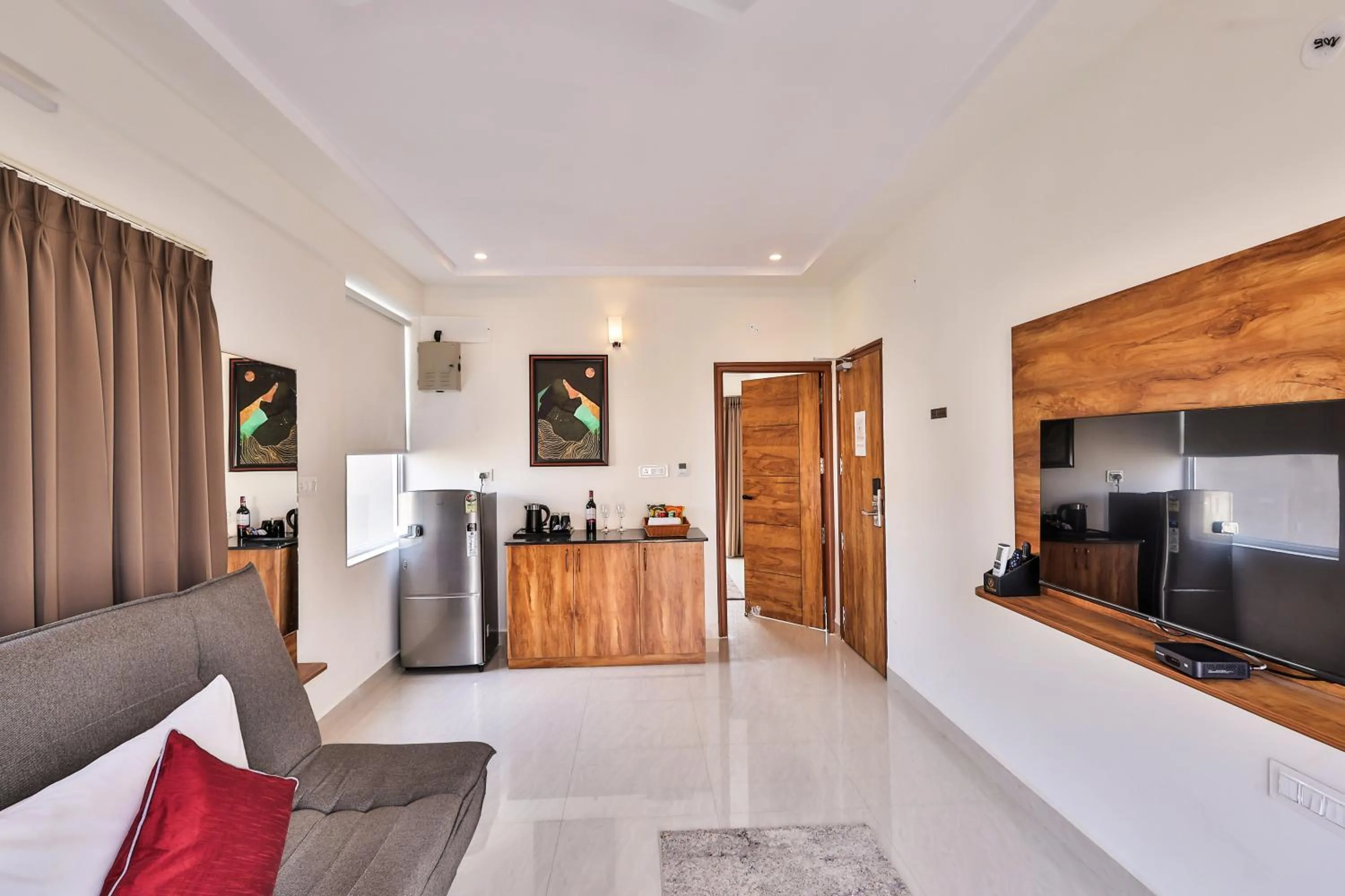 Living room in The Auberge Boutique Hotel - Manyata Tech Park