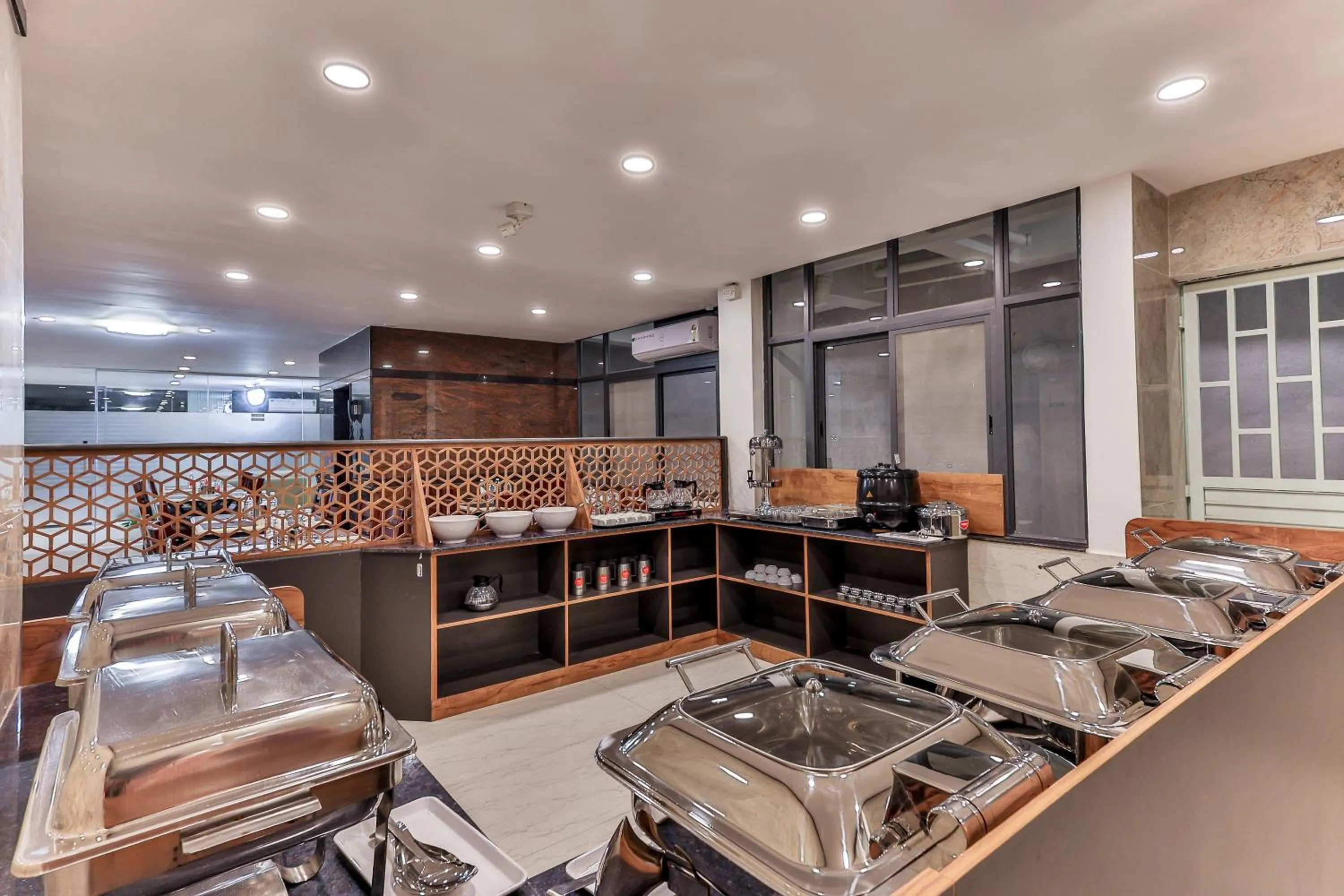 Buffet breakfast in The Auberge Boutique Hotel - Manyata Tech Park