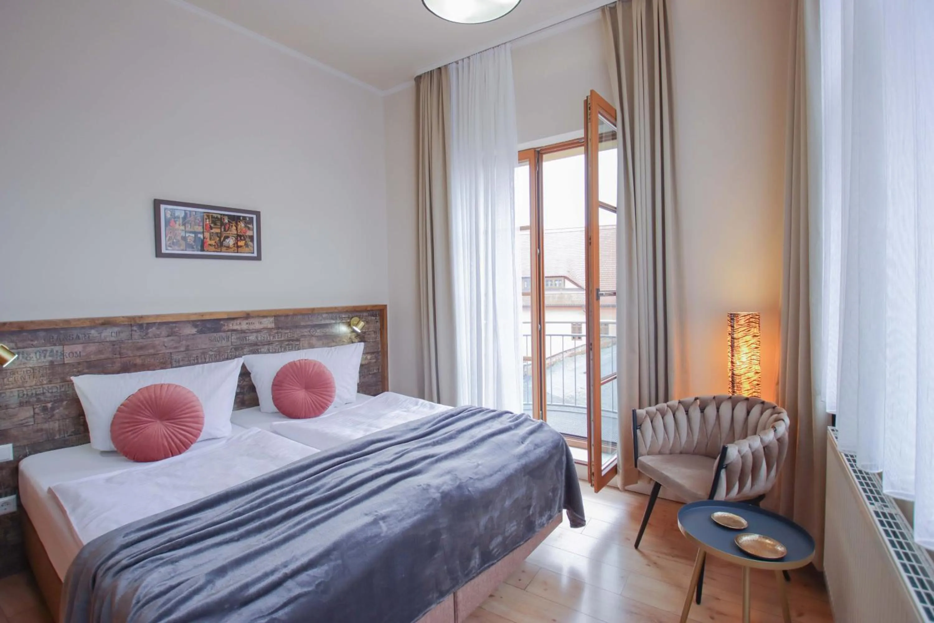 Photo of the whole room, Bed in Boutique Hotel Schwarzer Baer