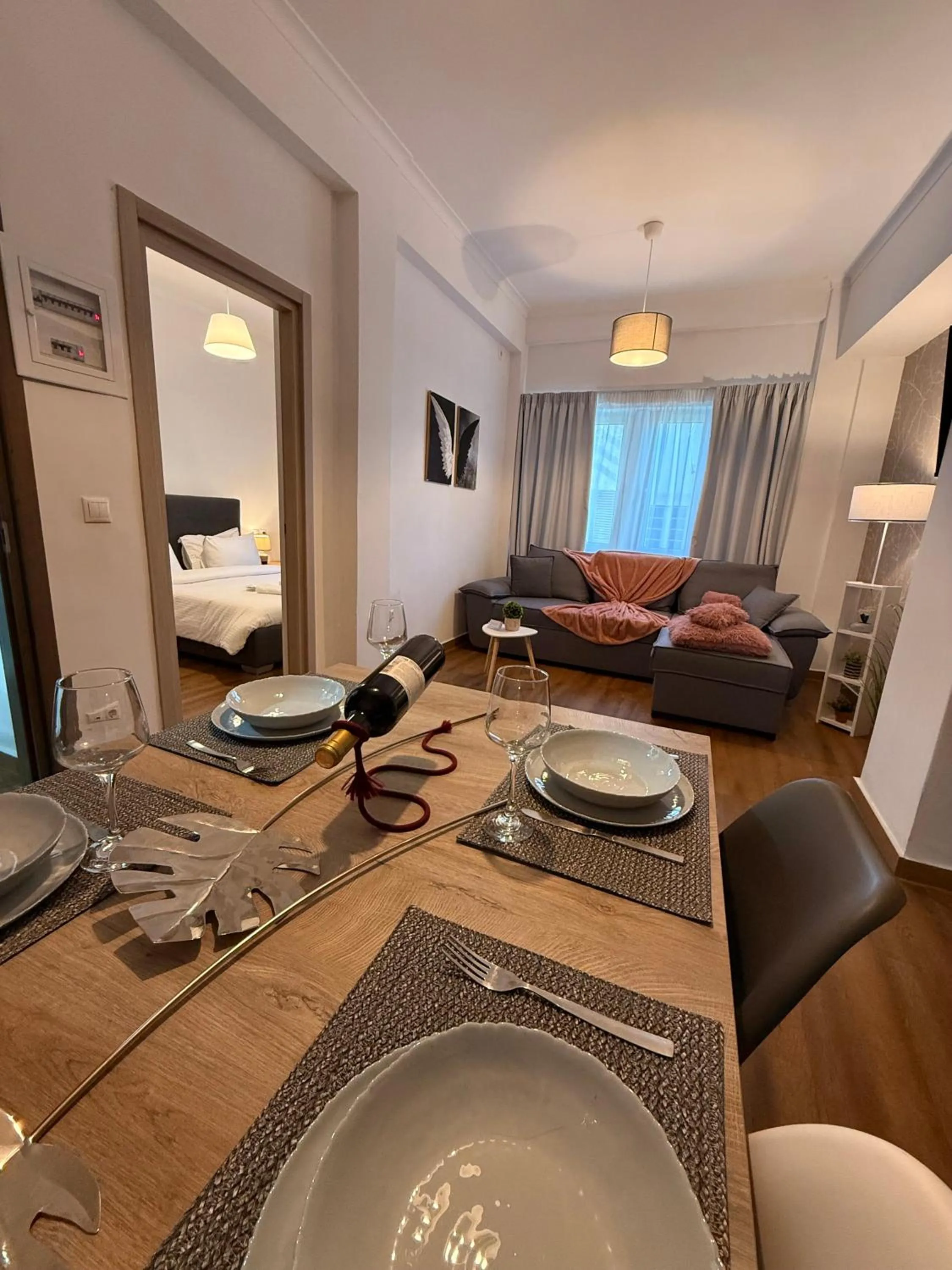 Living room in Compass Lofts Athens