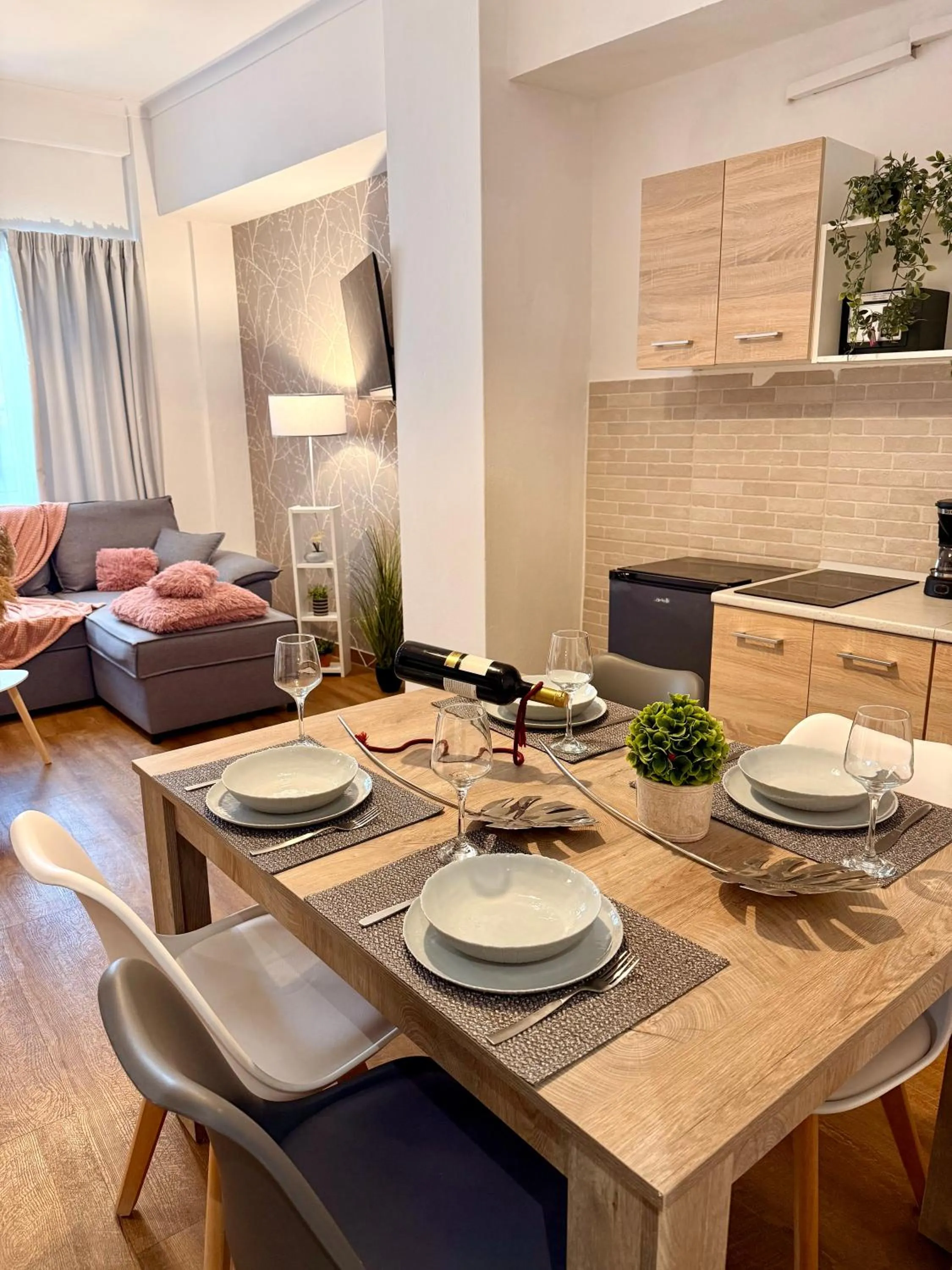 Living room in Compass Lofts Athens