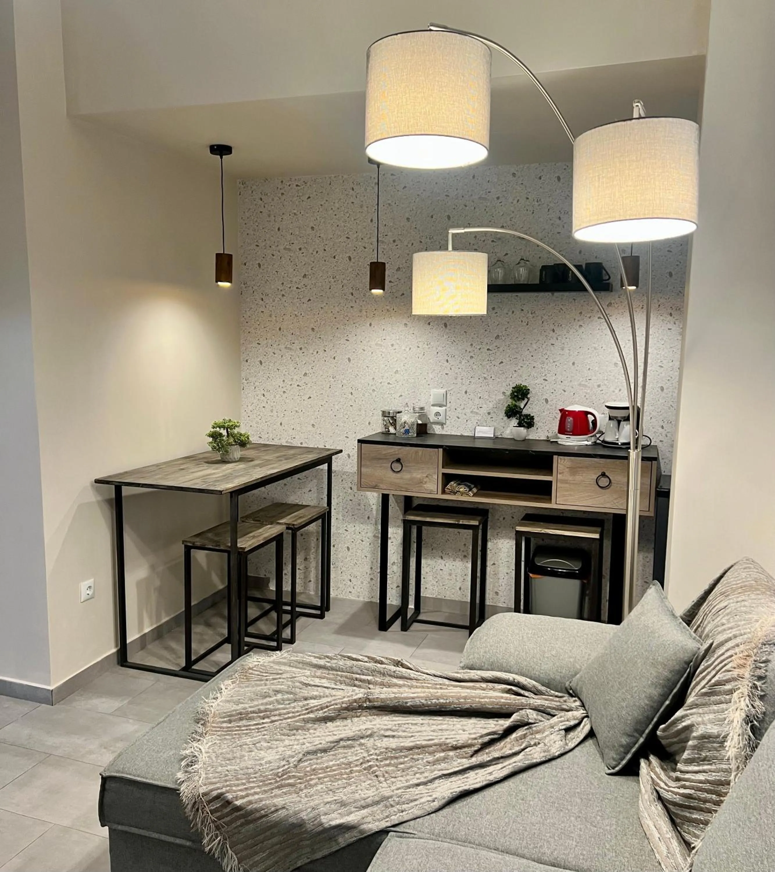 Living room in Compass Lofts Athens