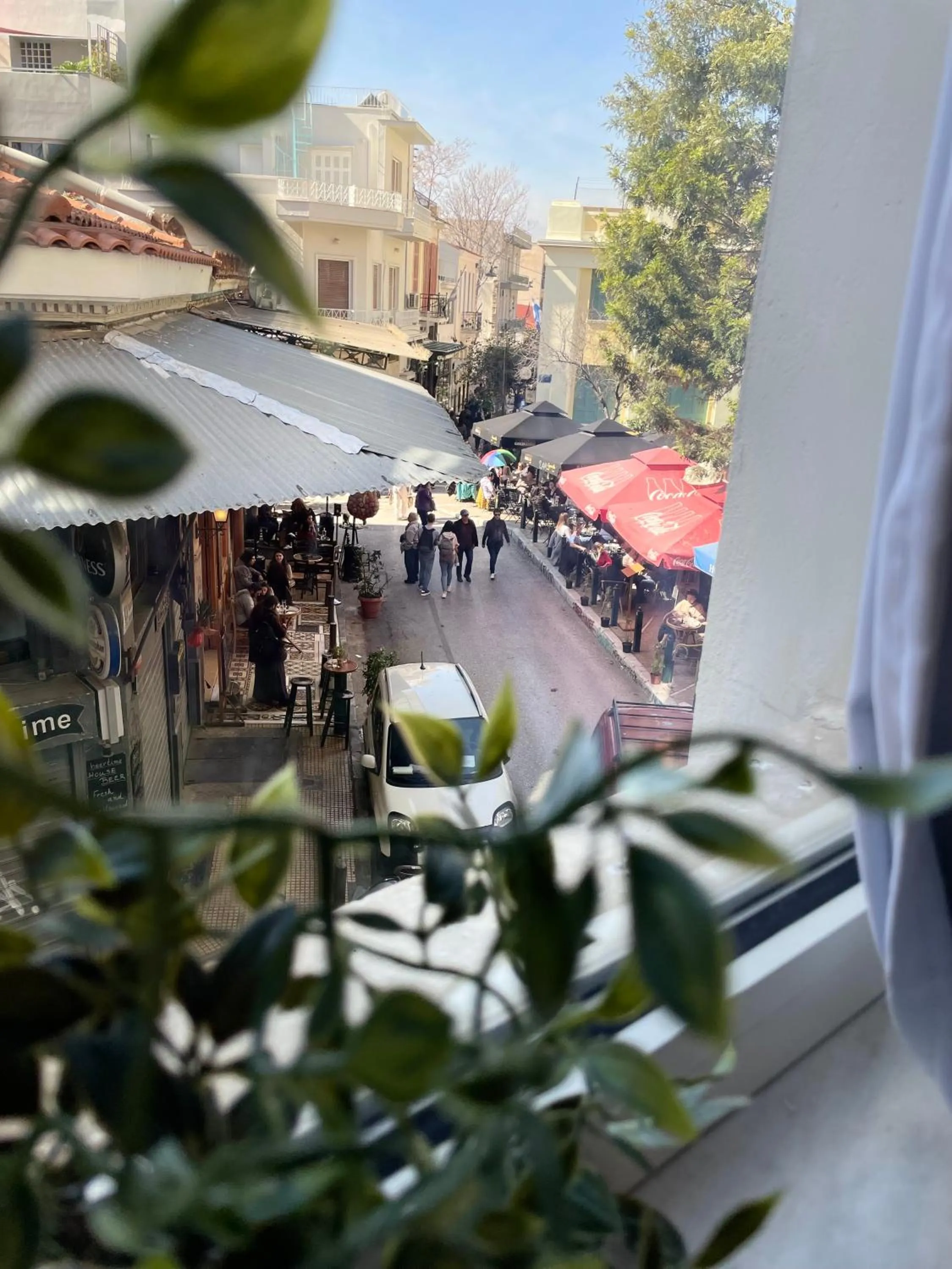 City view in Compass Lofts Athens