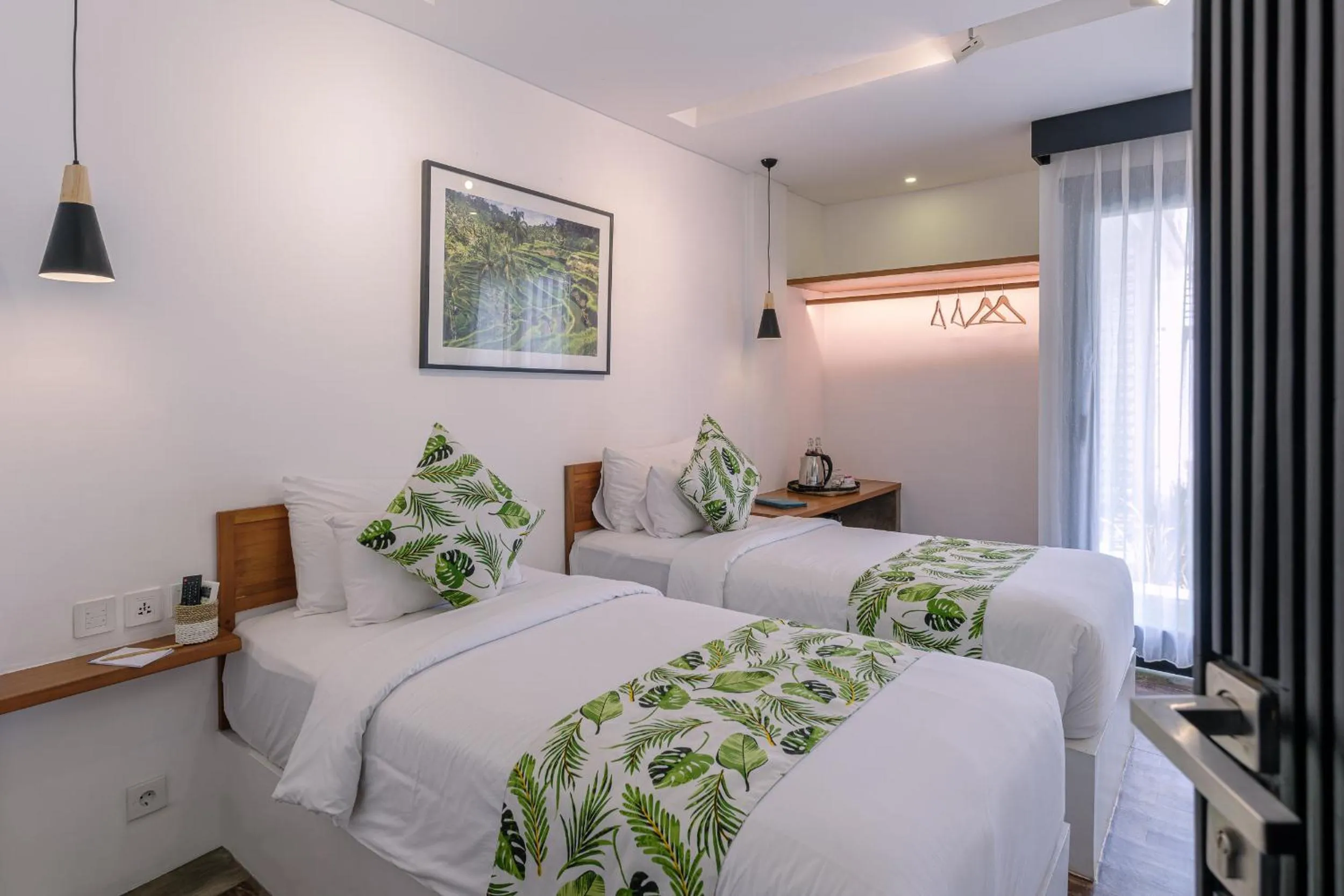 Bed in Chandi Hotel Ubud