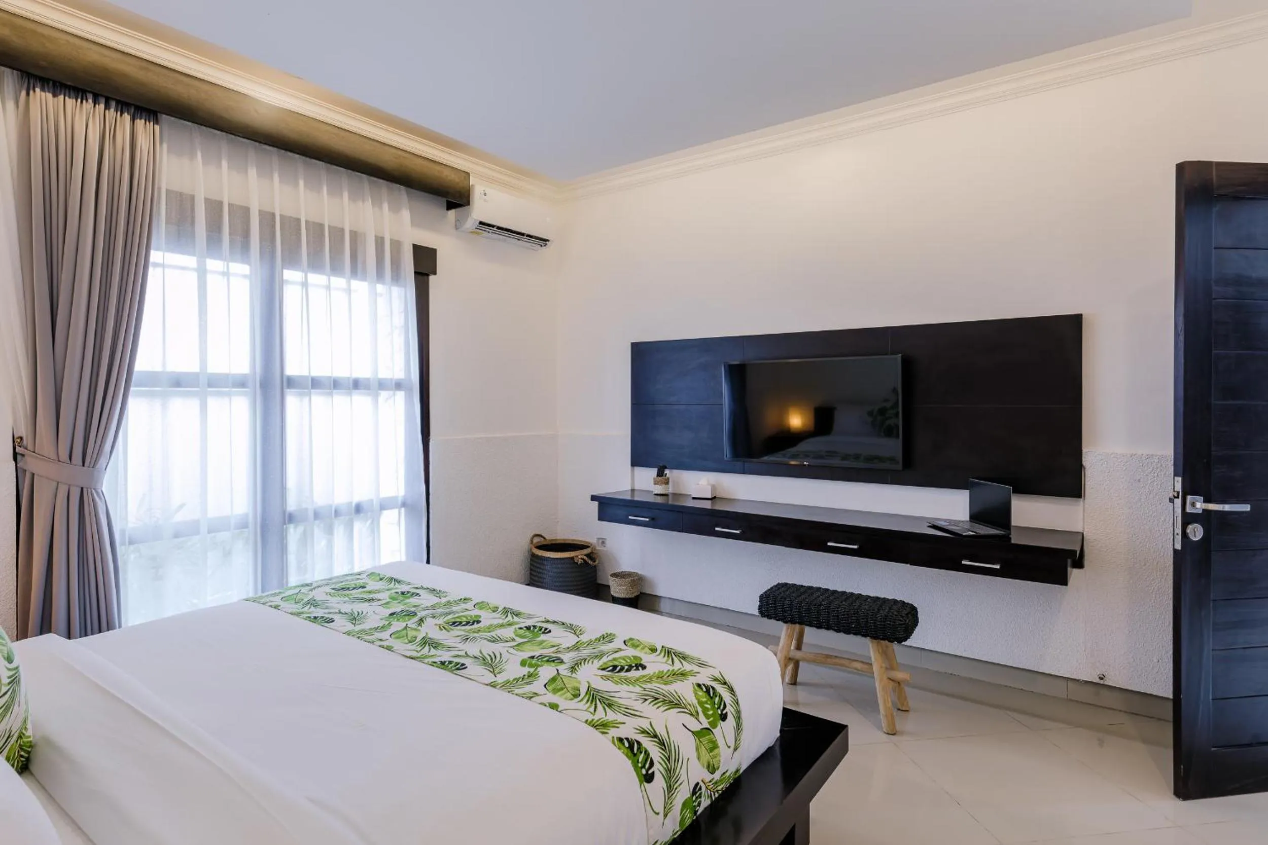 Bed in Chandi Hotel Ubud