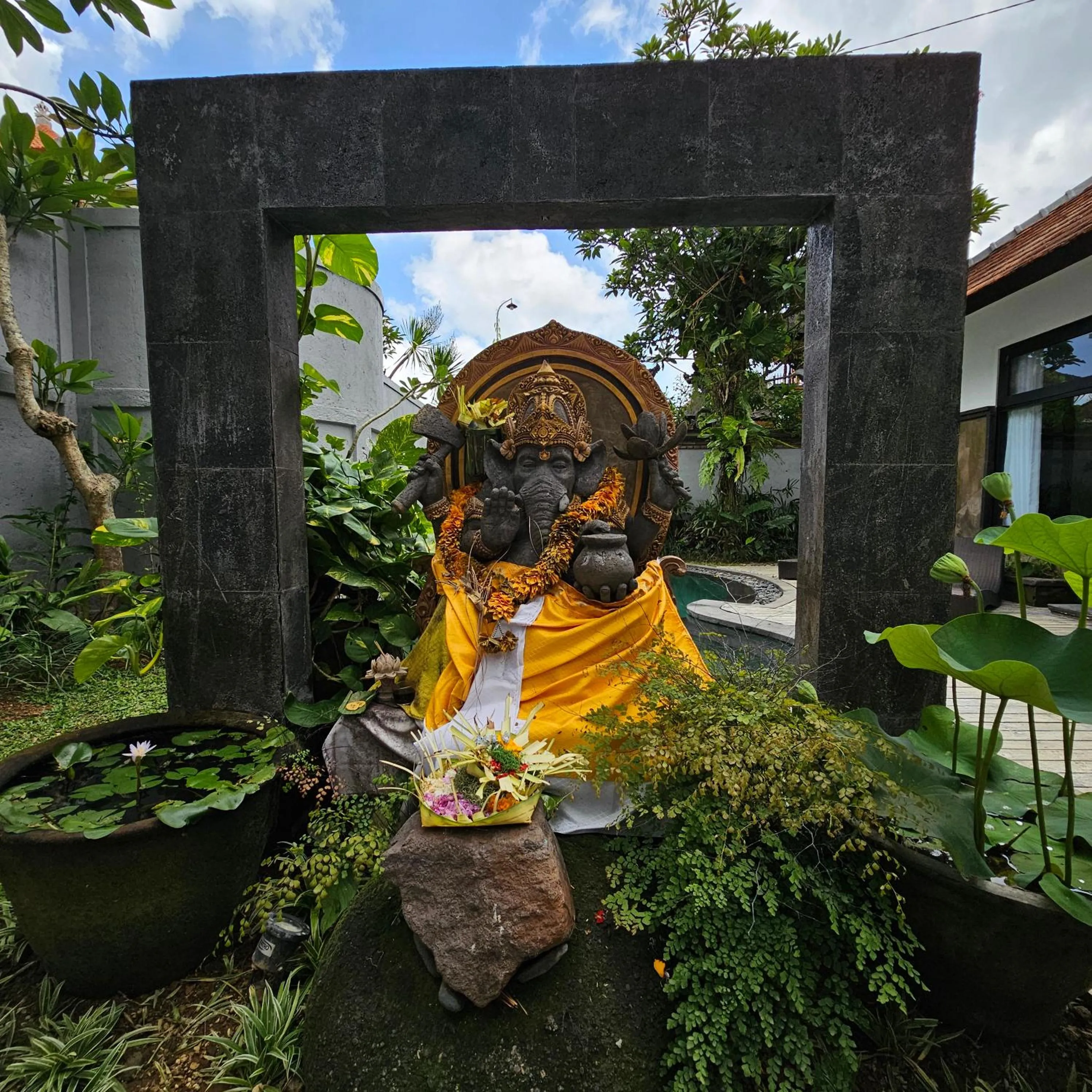 Garden in Chandi Hotel Ubud