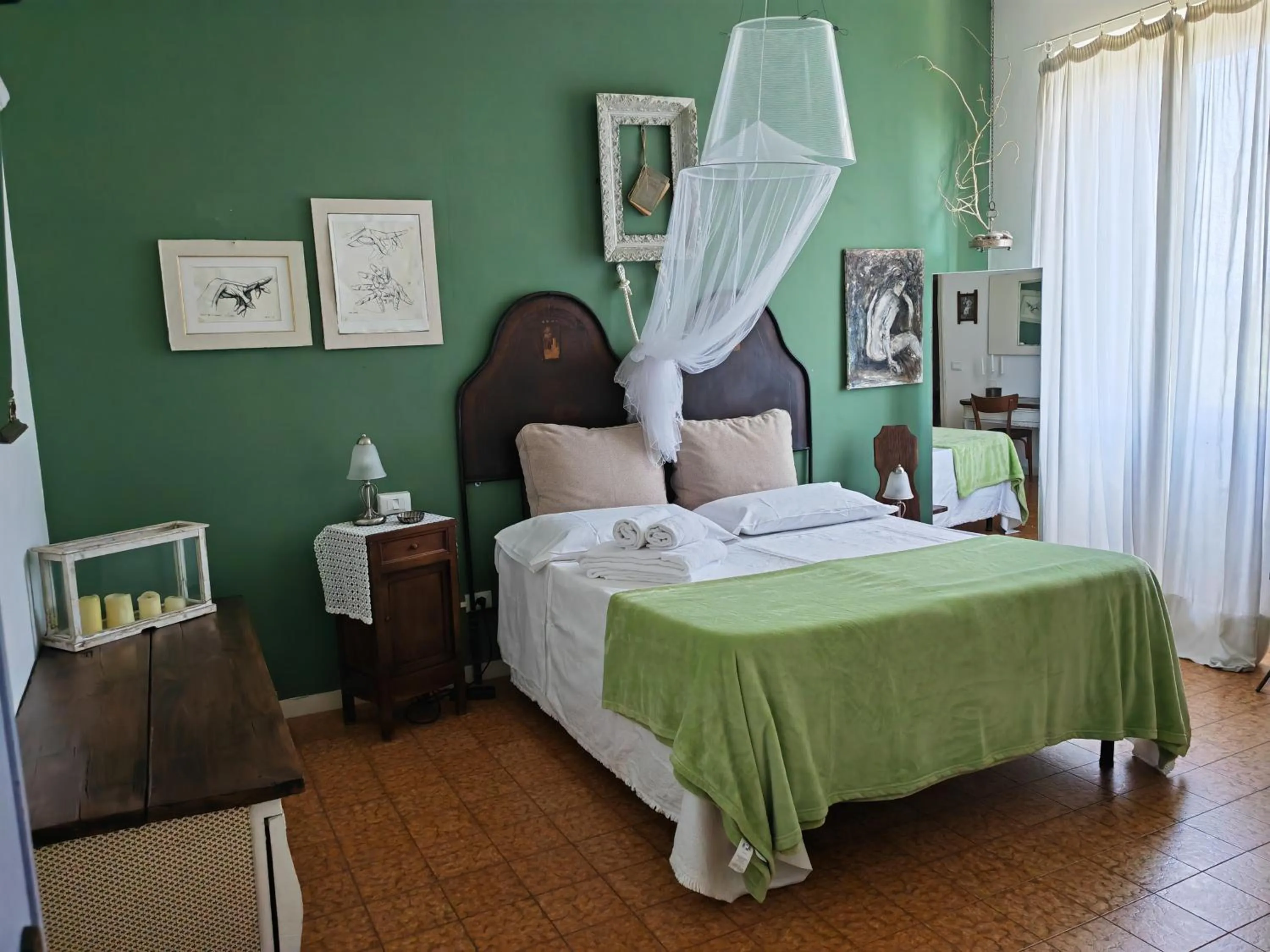 Bed in B&B LaMaGia di Corte Moronati