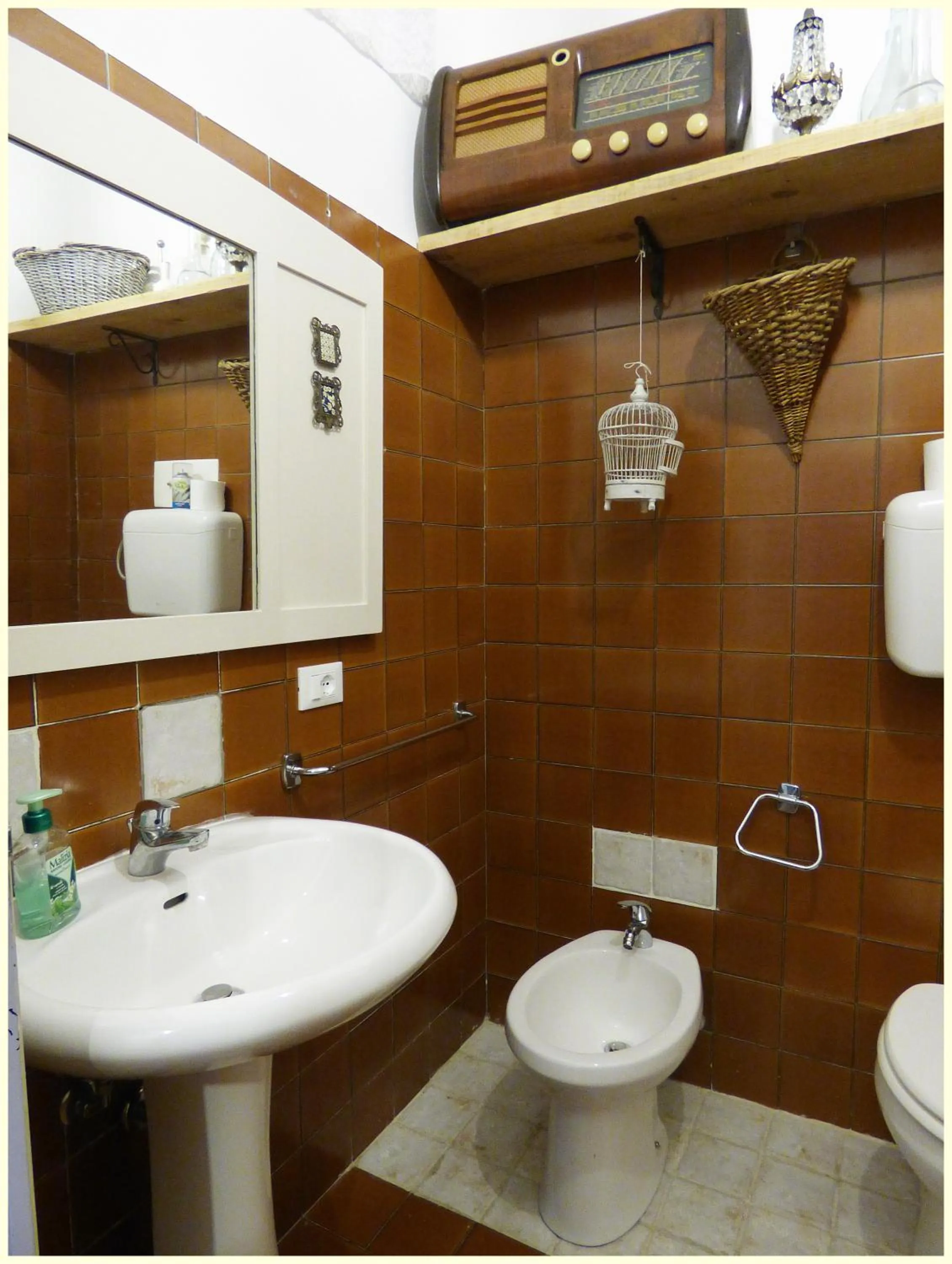 Bathroom in B&B LaMaGia di Corte Moronati