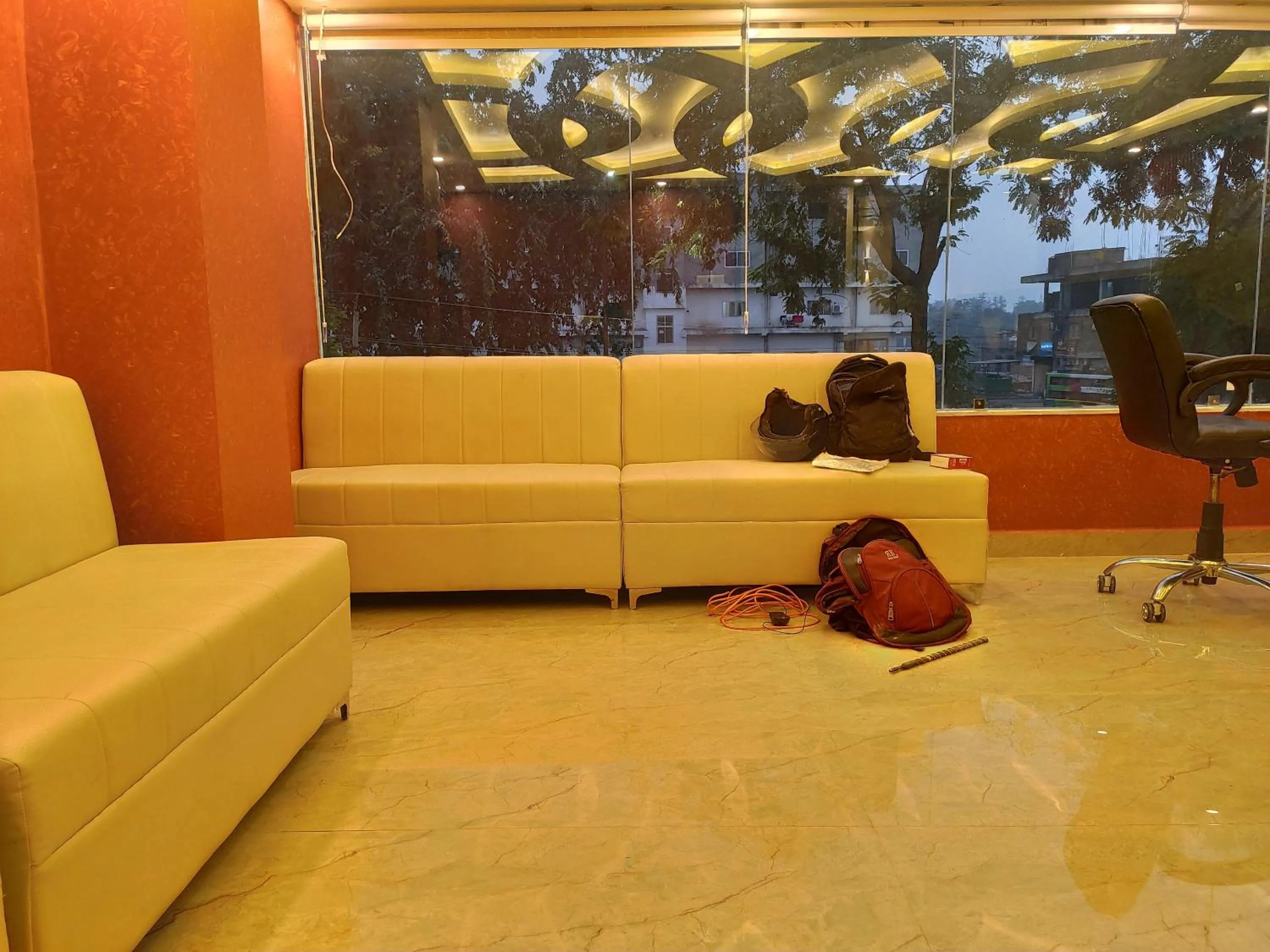 Seating area in Royal View Residency