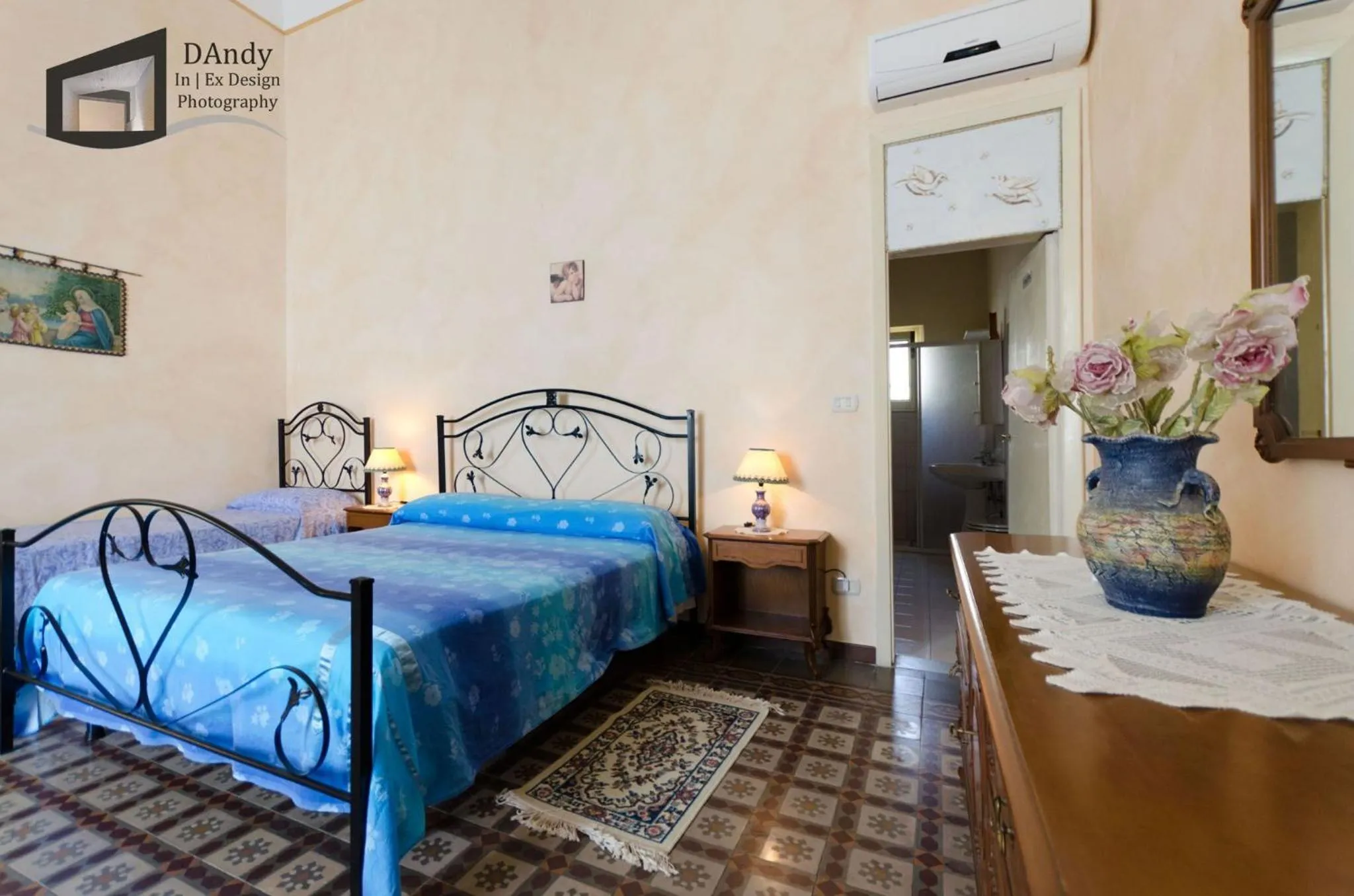 Bedroom, Bed in Etna B&B