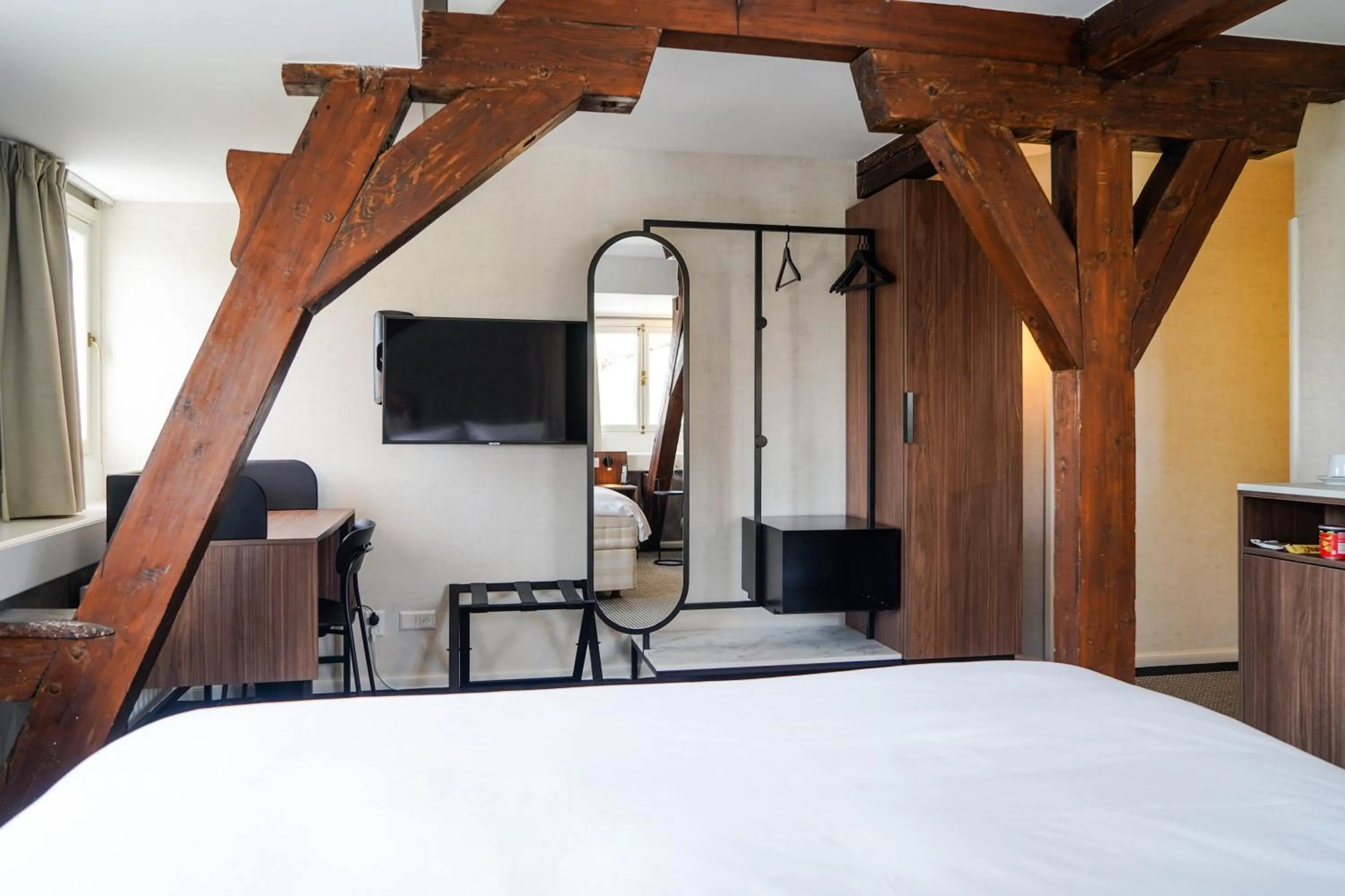 Bedroom, Bed in Central Park Voorburg - Relais & Chateaux