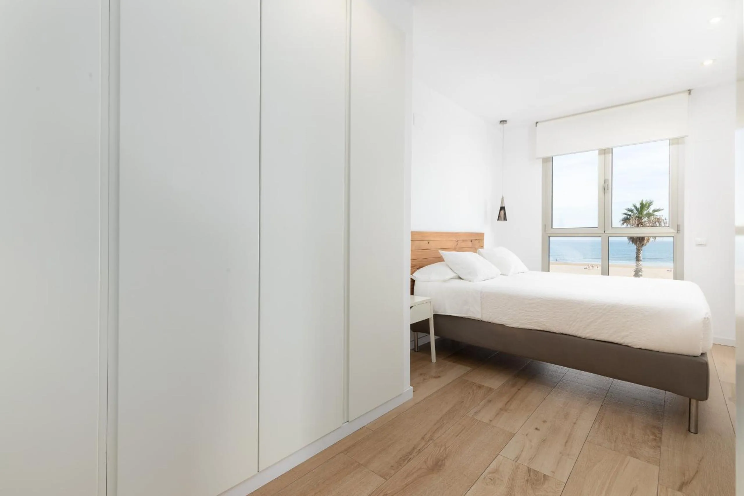 Bed in ApartUP Patacona Deluxe