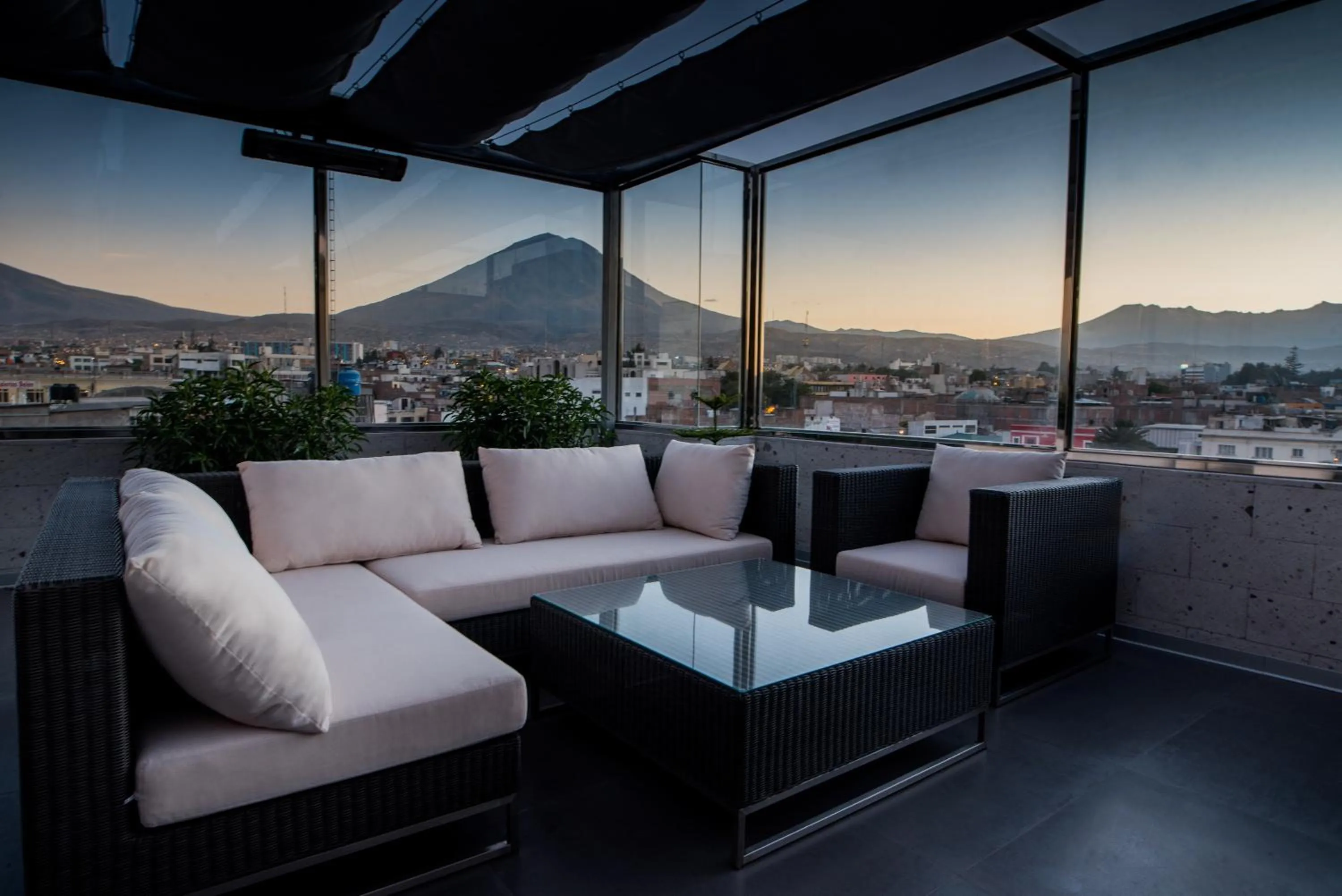 Sunset in Hotel Viza