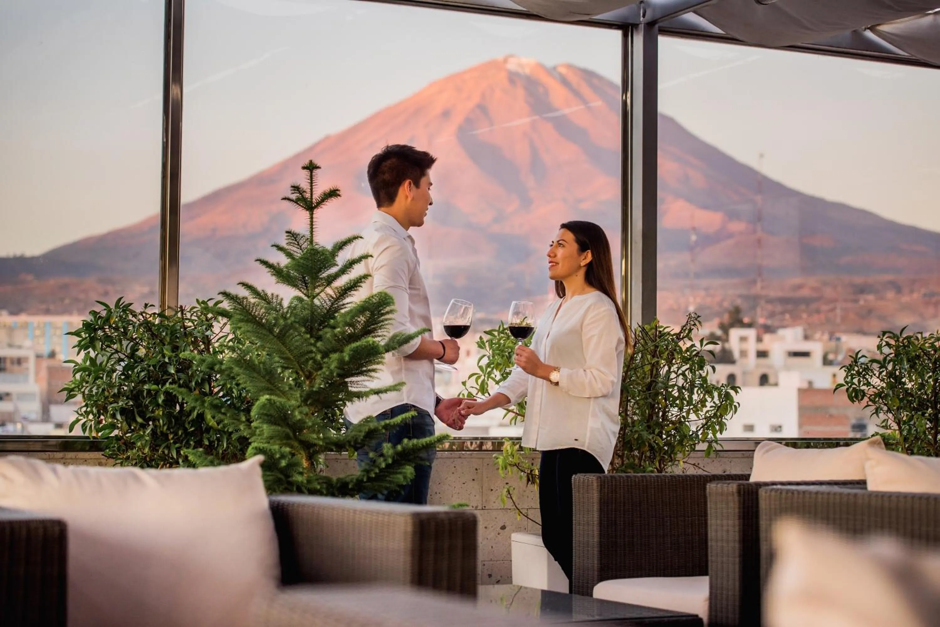 People in Hotel Viza