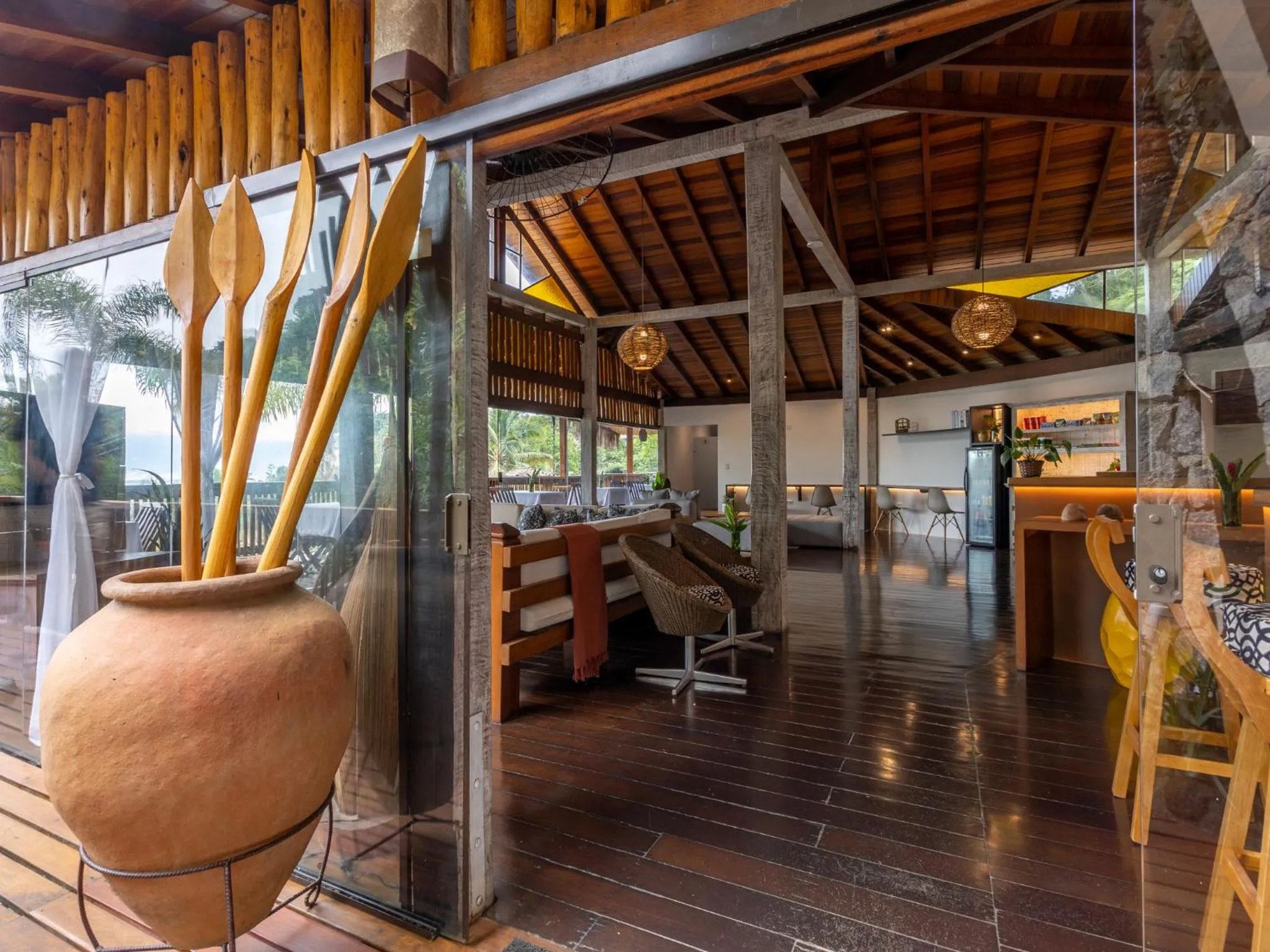 Seating area in Eco Baepi Residence